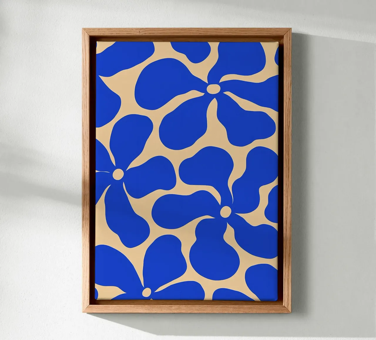 Minimalist Retro Flower 05 canvas by diedrich