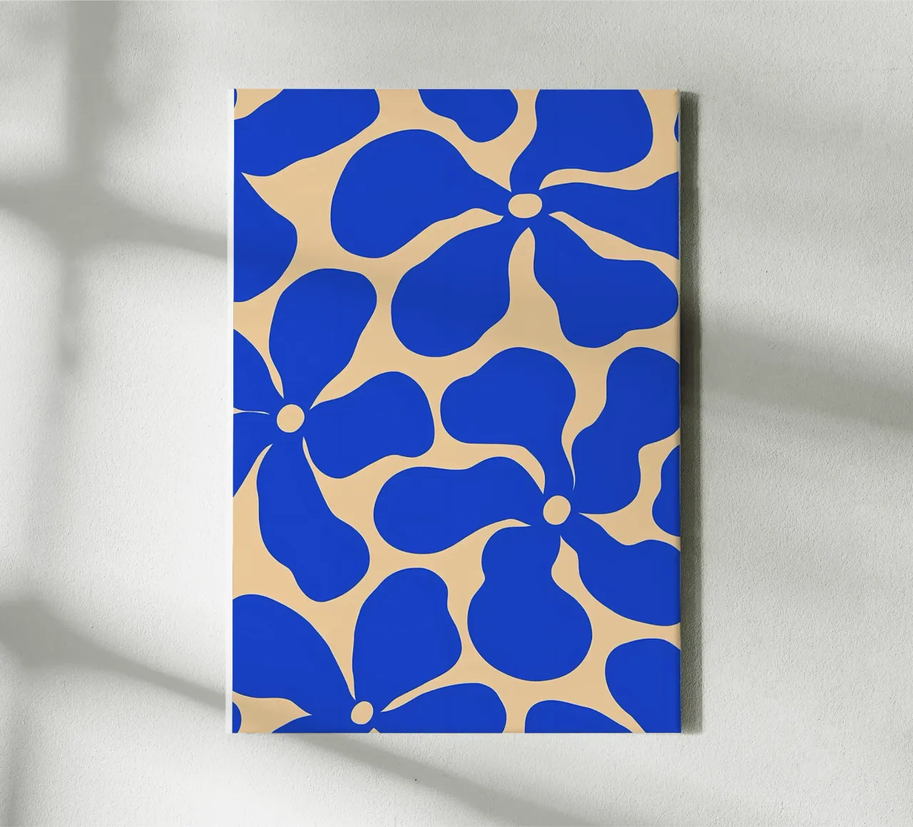Minimalist Retro Flower 05 canvas by diedrich