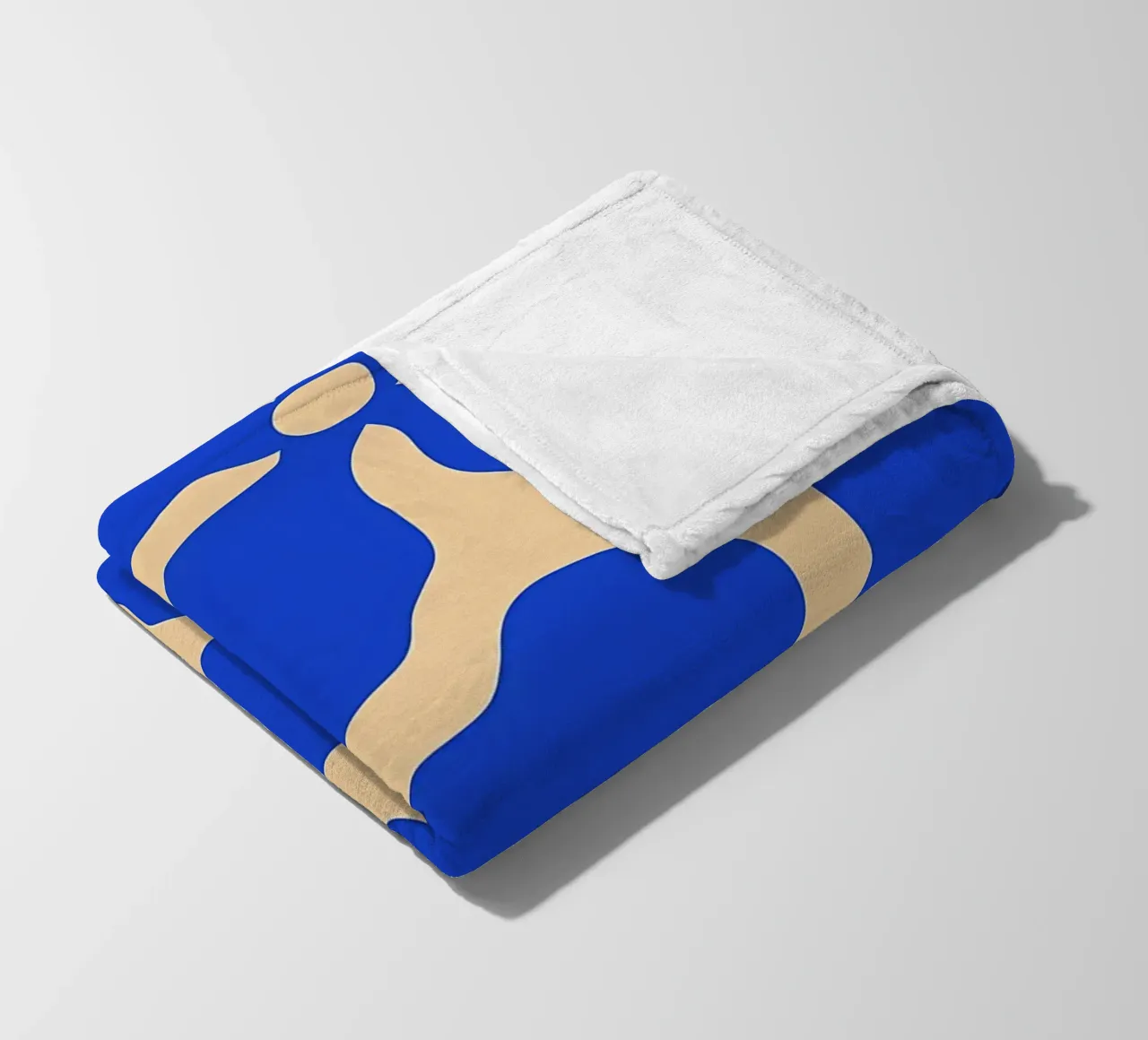 Fiore retrò minimalista 05 coperta in pile da diedrich