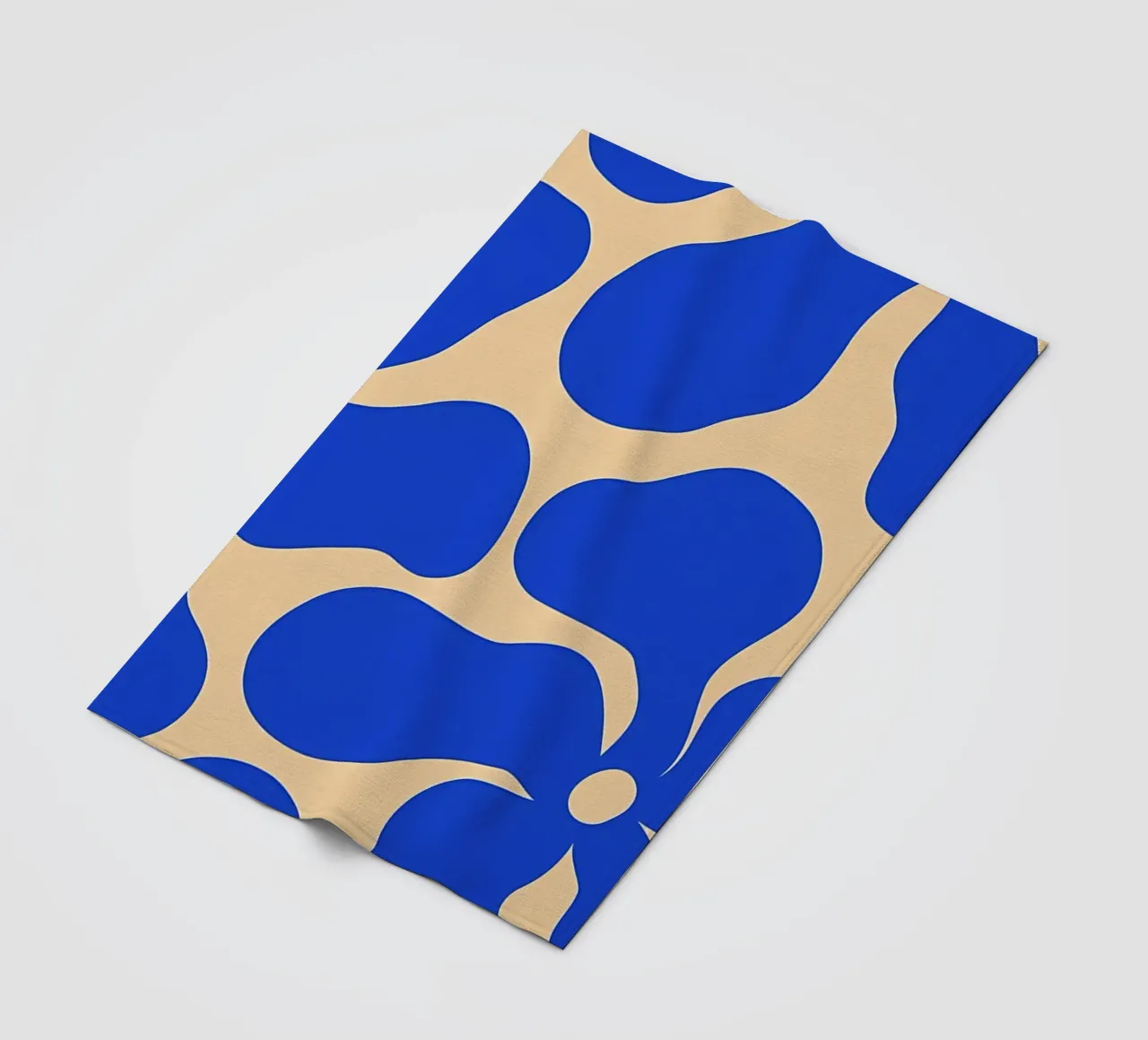Fiore retrò minimalista 05 coperta in pile da diedrich