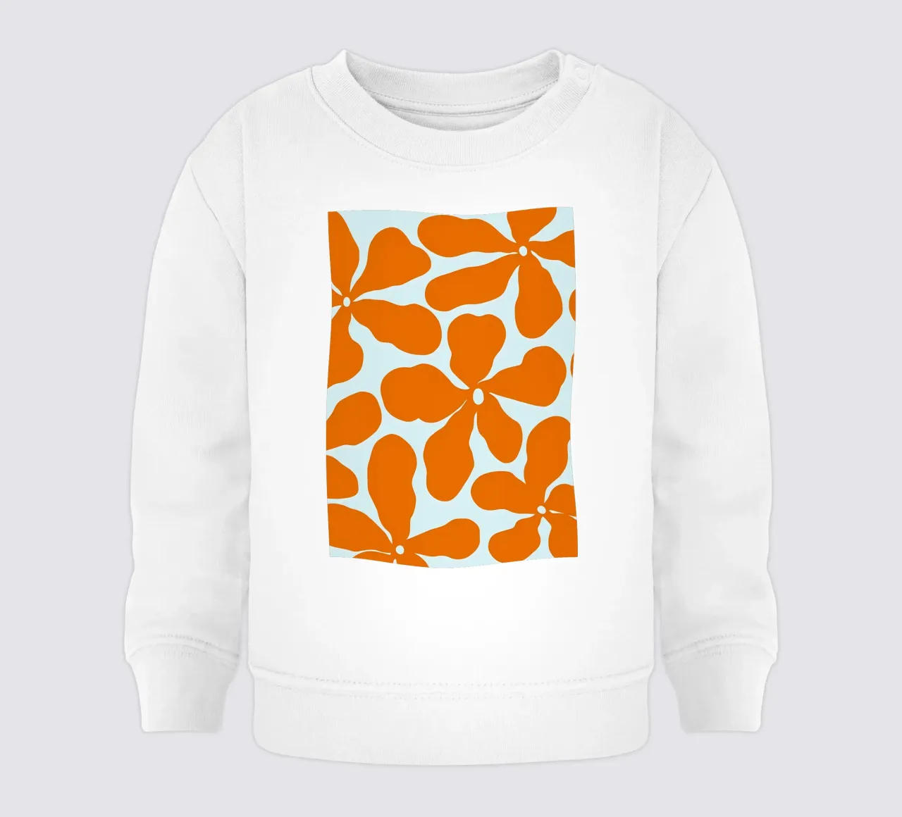 Fiore retrò minimalista 04 felpa neonato da diedrich