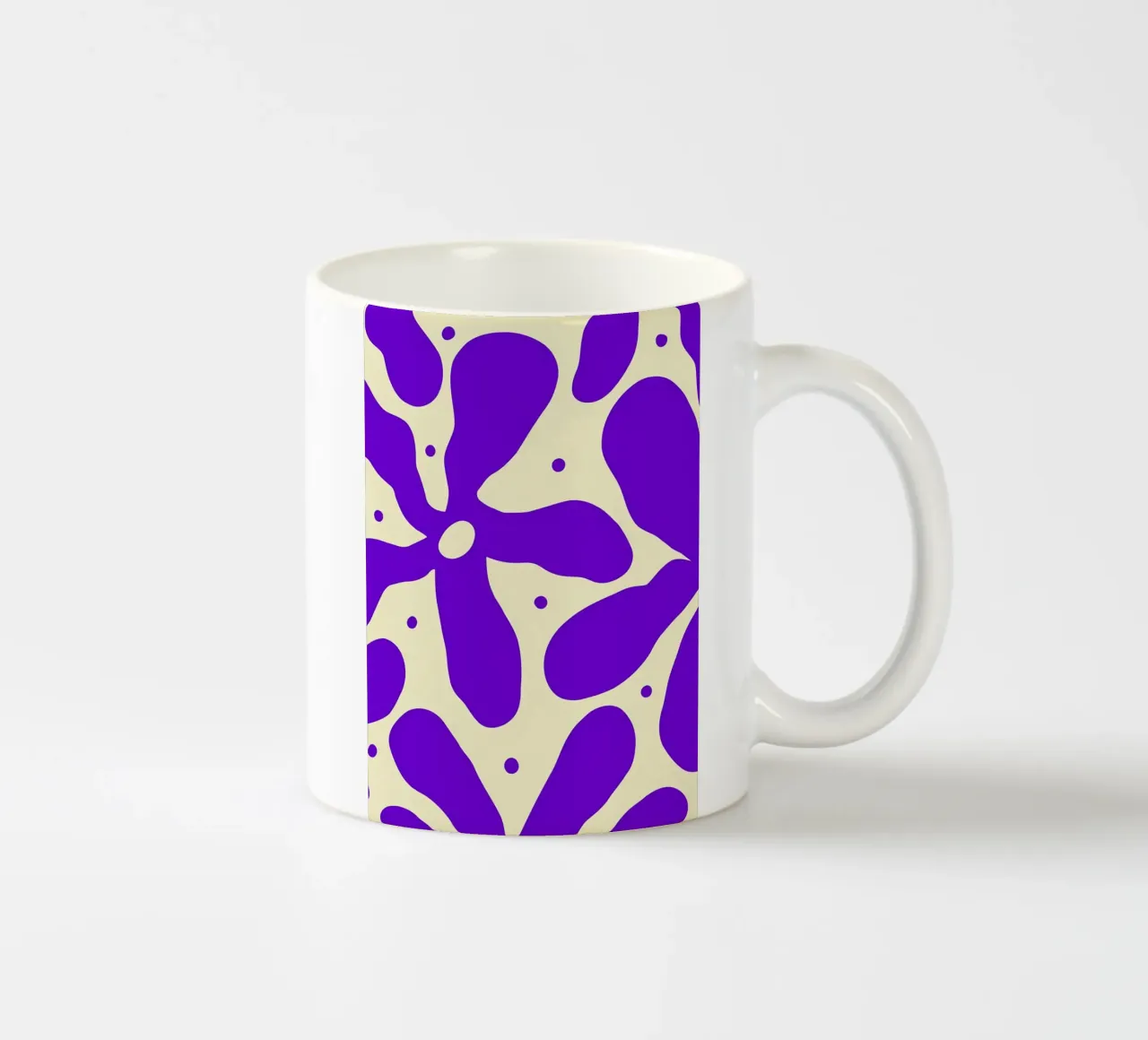 Fiore retrò minimalista 02 tazza in ceramica da diedrich