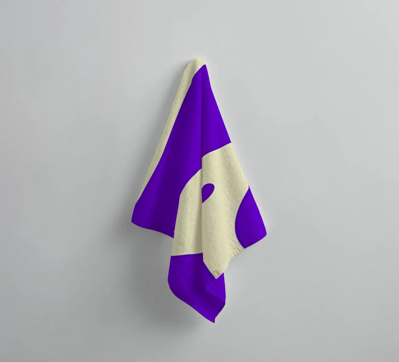 Fiore retrò minimalista 02 asciugamano da bagno da diedrich