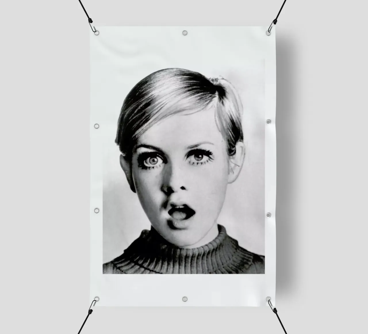 Twiggy, 1966 telo in pvc da Gallery Print and Art Limited