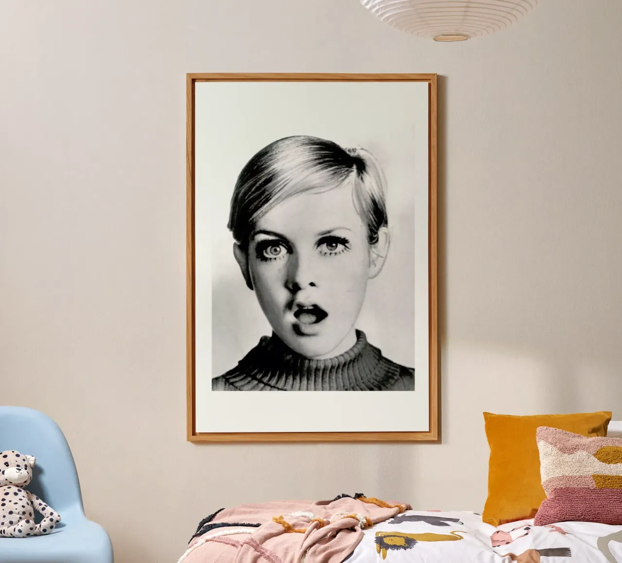 Twiggy, 1966 alluminio dibond da Gallery Print and Art Limited