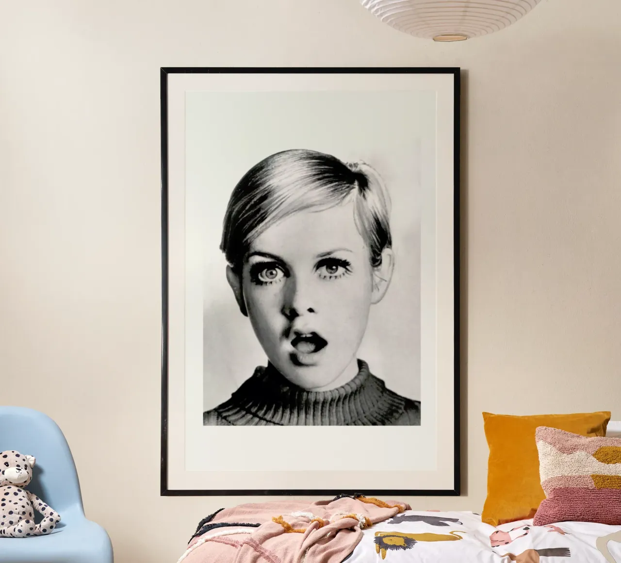 Twiggy, 1966 carta hahnemühle da Gallery Print and Art Limited