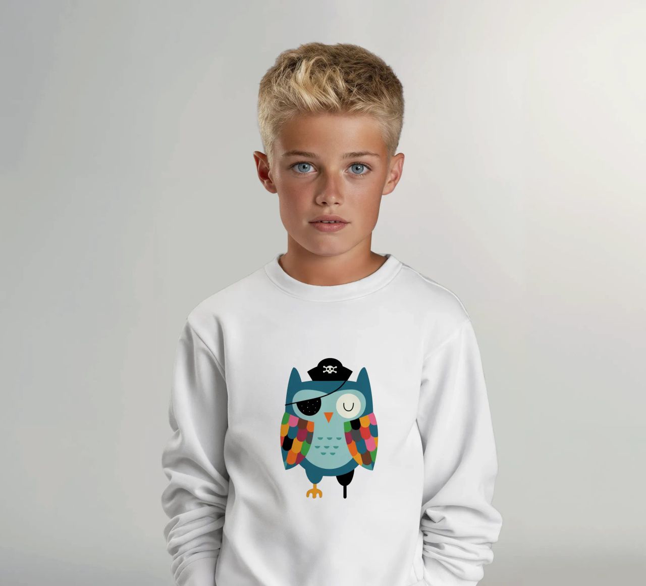 Kapitein Whooo kinder sweatshirt van Andy Westface