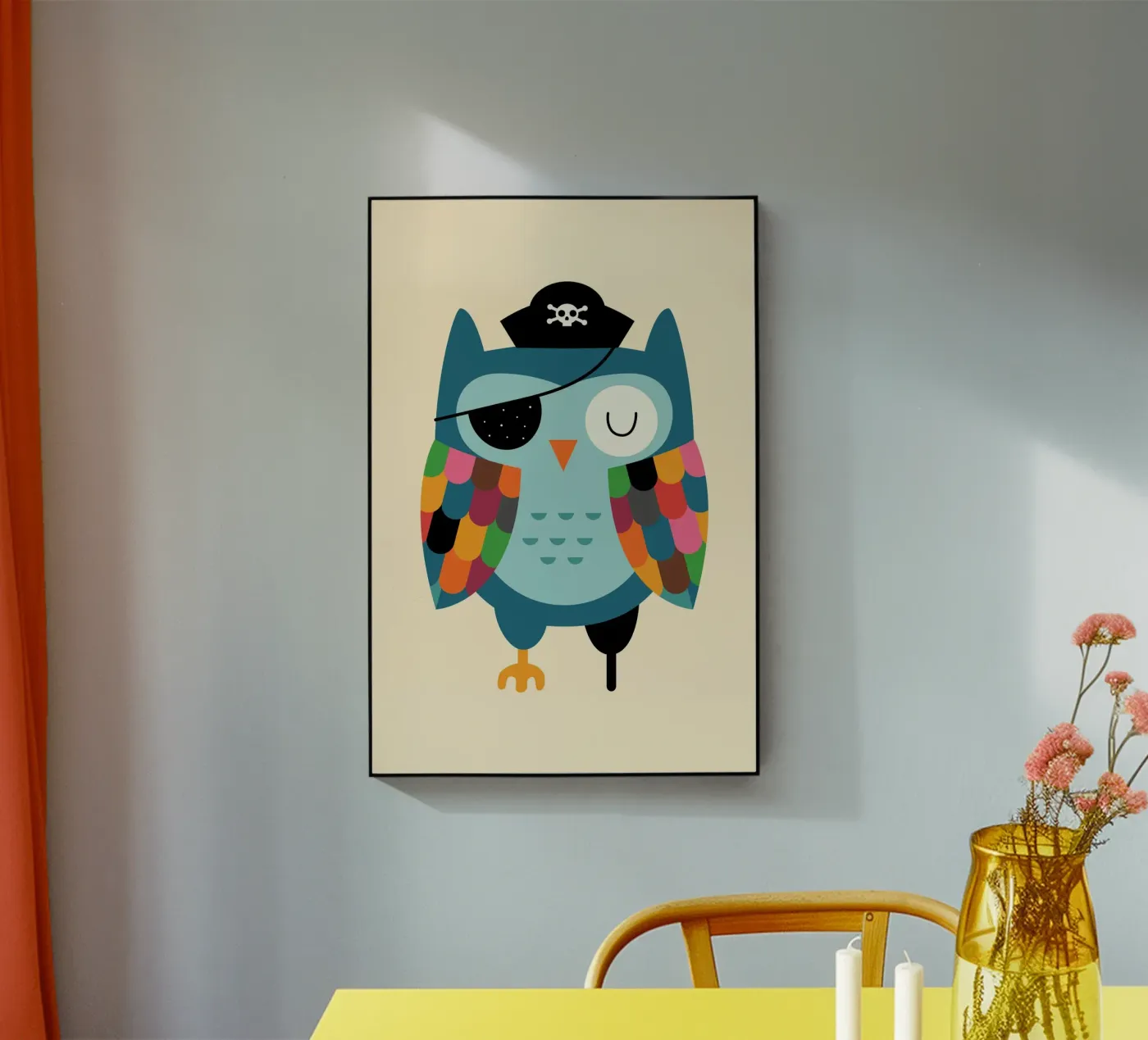 Capitano Whooo plexiglass da Andy Westface