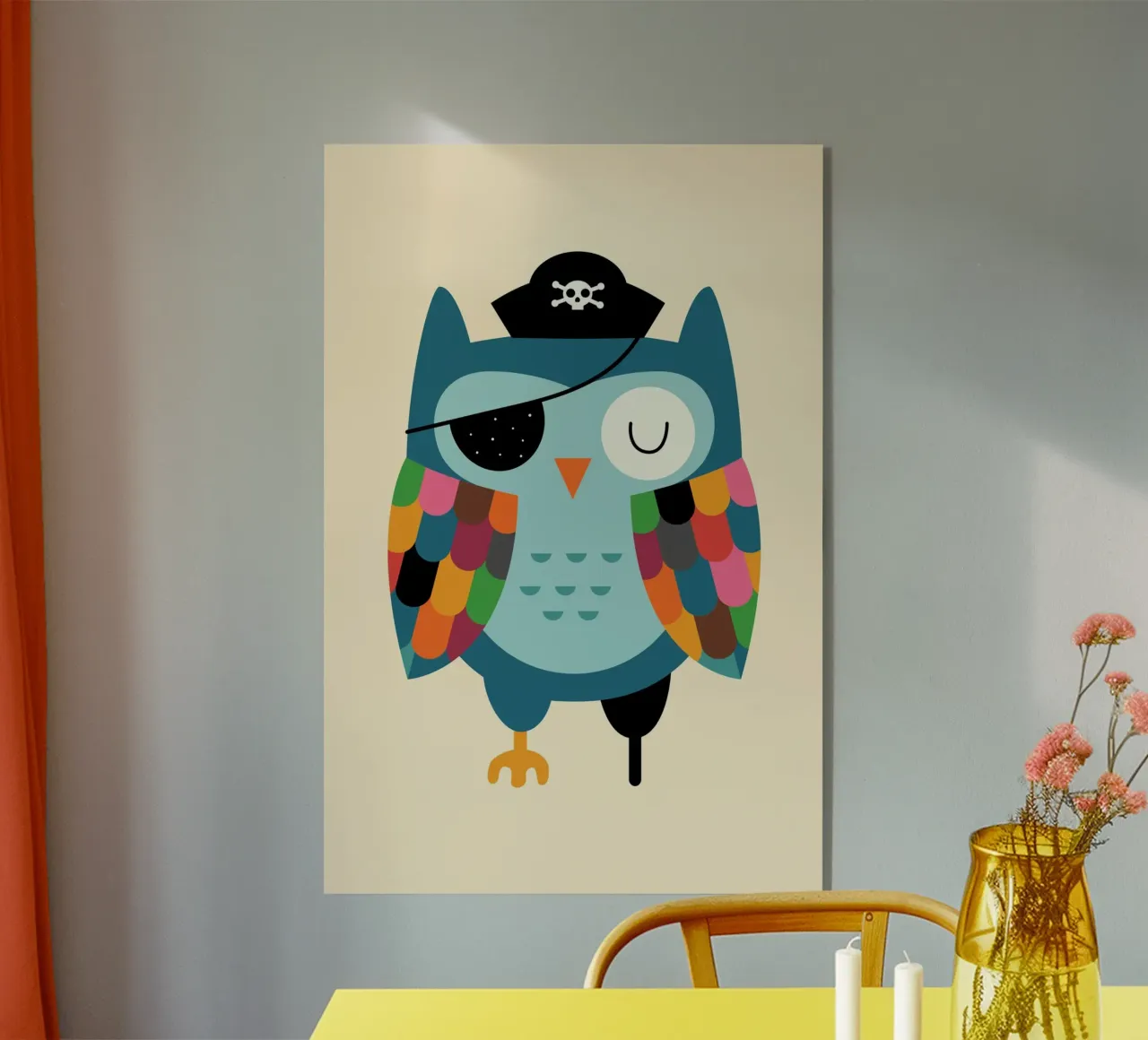 Capitano Whooo plexiglass da Andy Westface