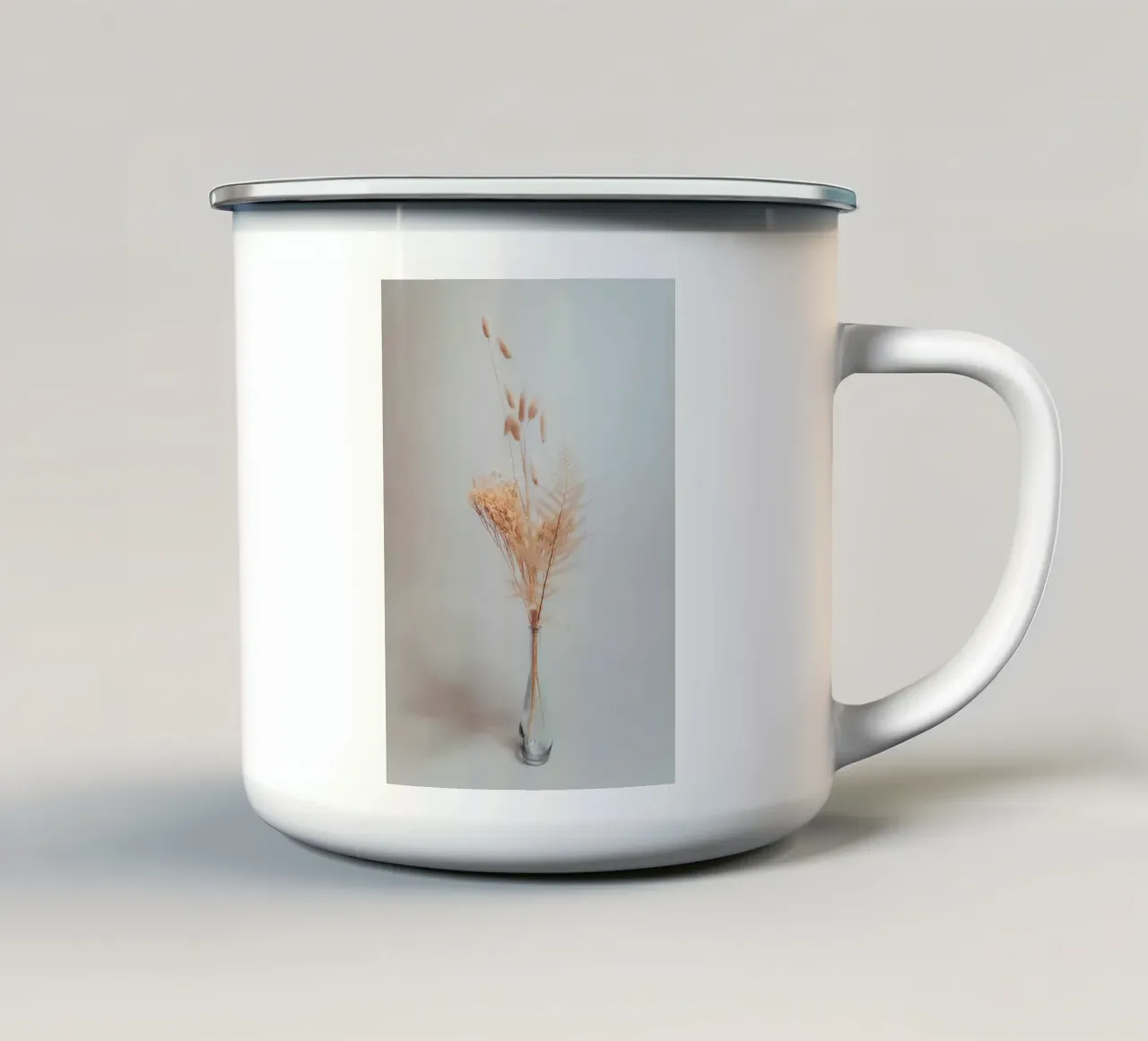 Fiore retrò tazza in smalto da diedrich