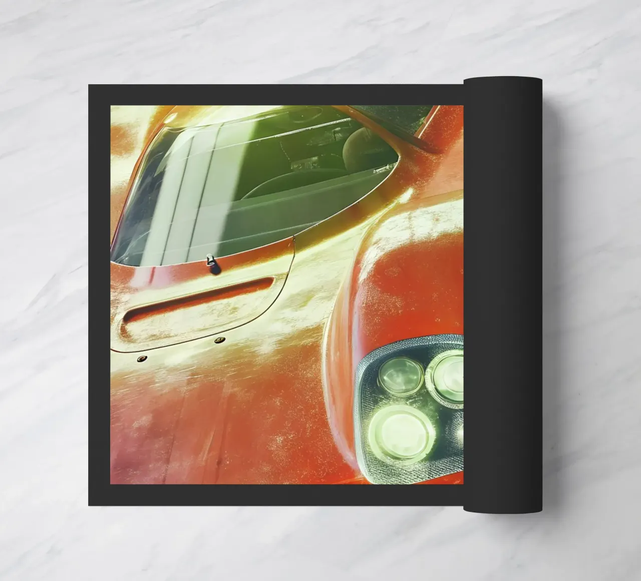 Auto da corsa rossa zerbino da CAR EDITION