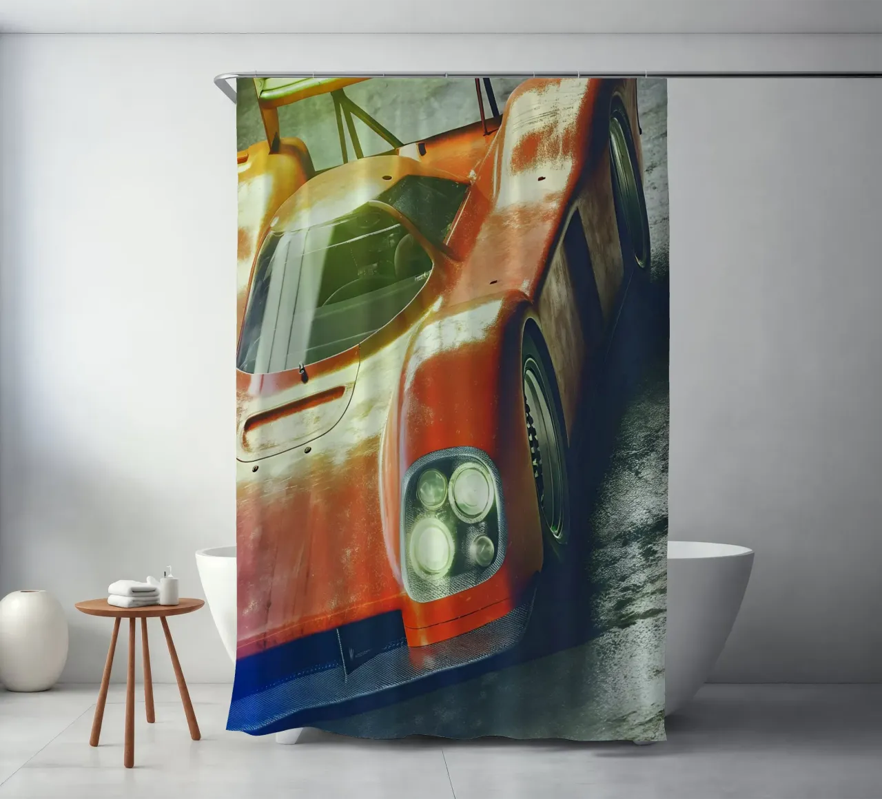 Auto da corsa rossa tenda da doccia da CAR EDITION