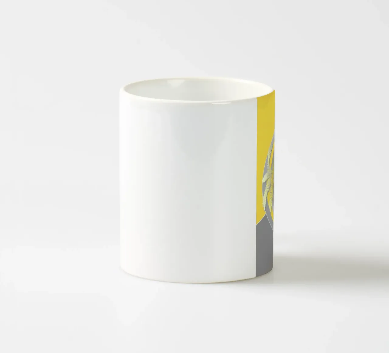 Ultimo fiore grigio retrò tazza in ceramica da diedrich