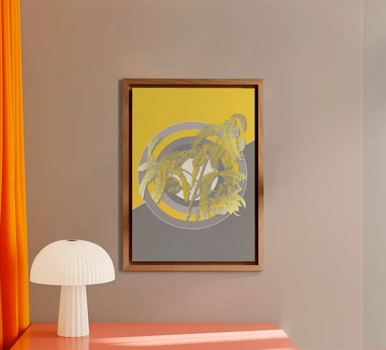 Ultimo fiore grigio retrò alluminio dibond da diedrich