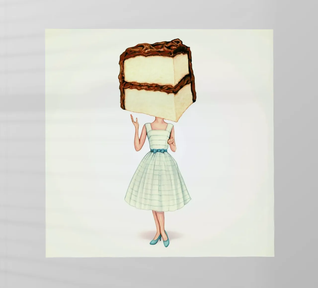 Cake Heads Chocolate pellicola backlit da Kelly Gilleran