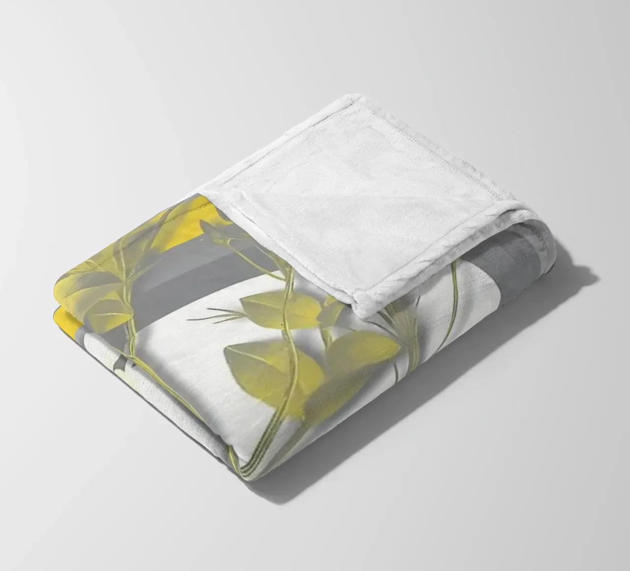 Ultimo fiore grigio retrò coperta in pile da diedrich