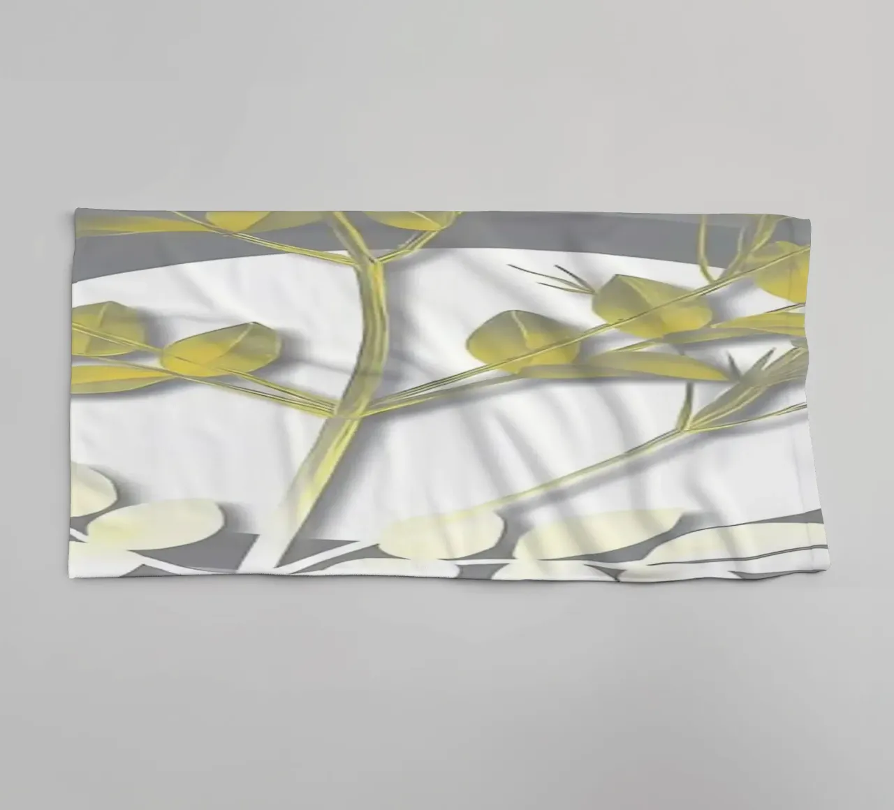 Ultimo fiore grigio retrò asciugamano da bagno da diedrich