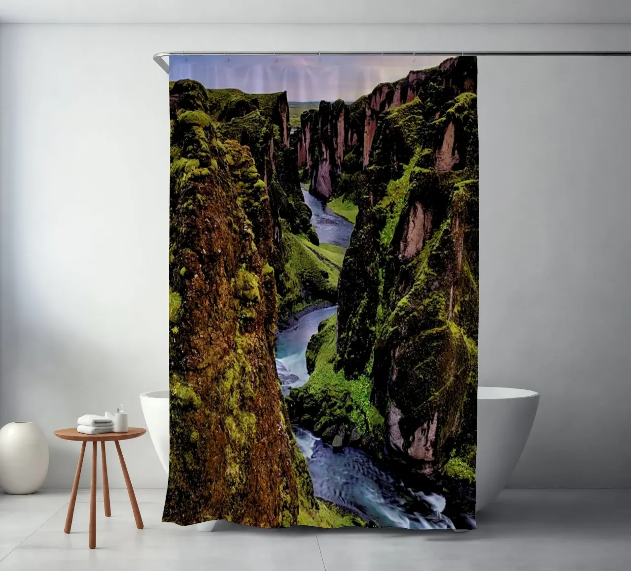 Sunset at the Canyon shower curtain by anderm