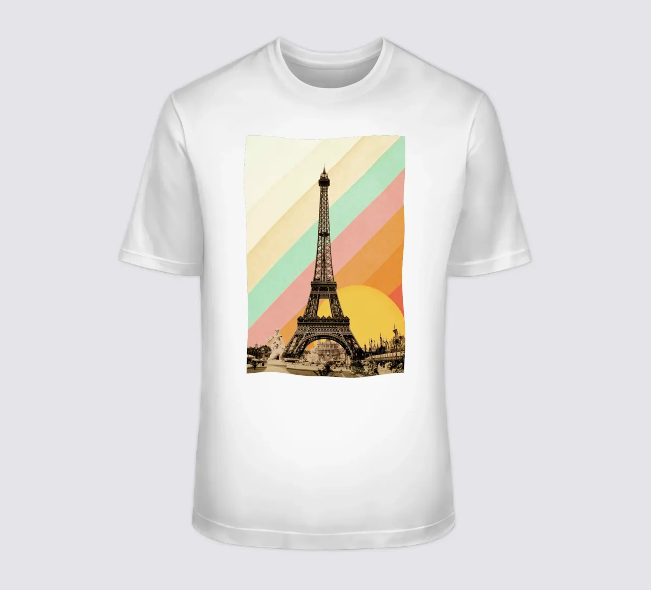 Eiffel Tower Rainbow t-shirt da Florent Bodart