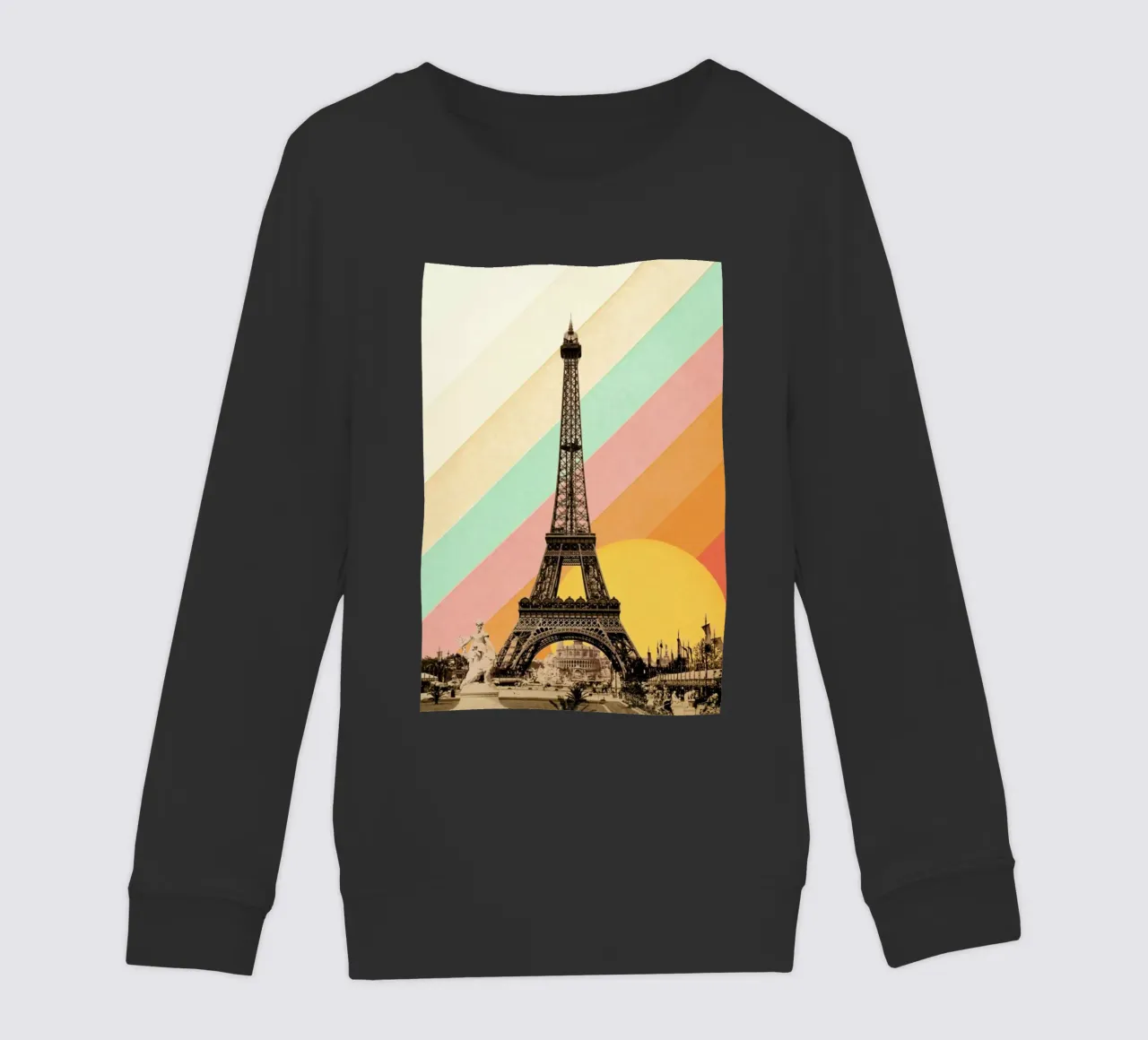 Eiffel Tower Rainbow felpa bambino da Florent Bodart