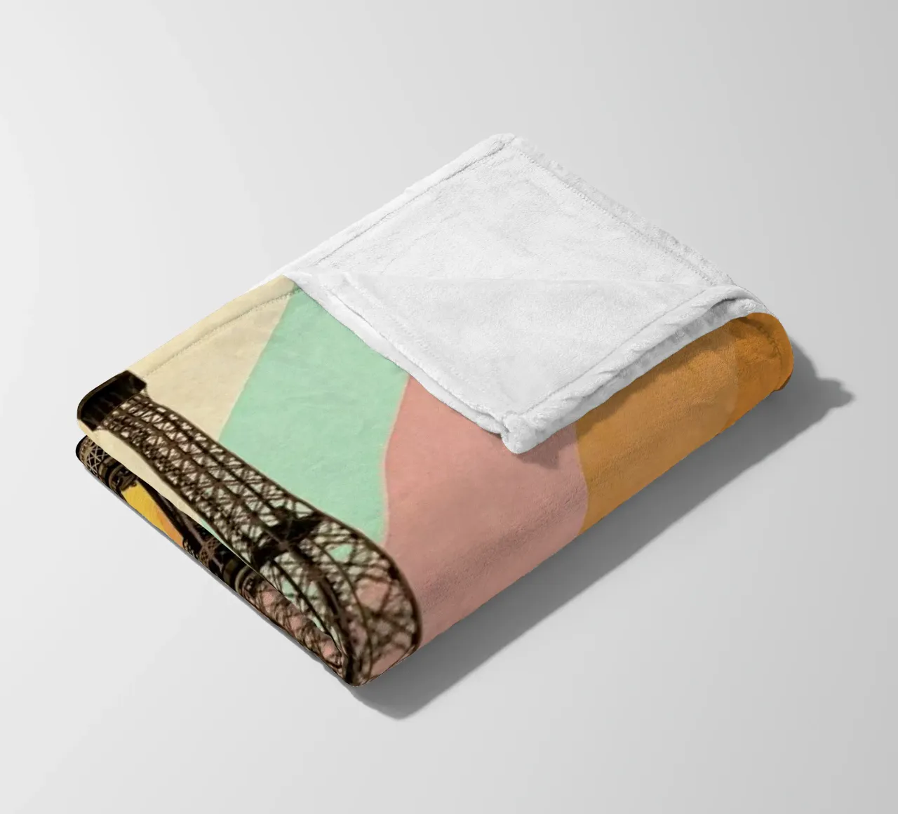 Eiffel Tower Rainbow coperta in pile da Florent Bodart