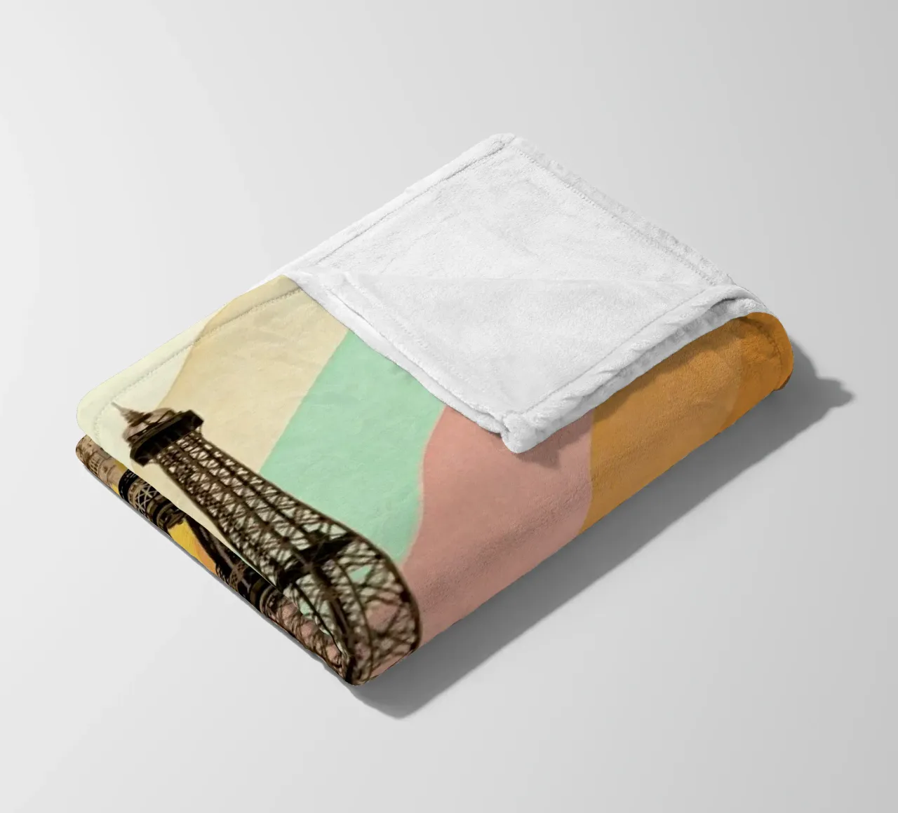 Eiffel Tower Rainbow coperta in pile da Florent Bodart