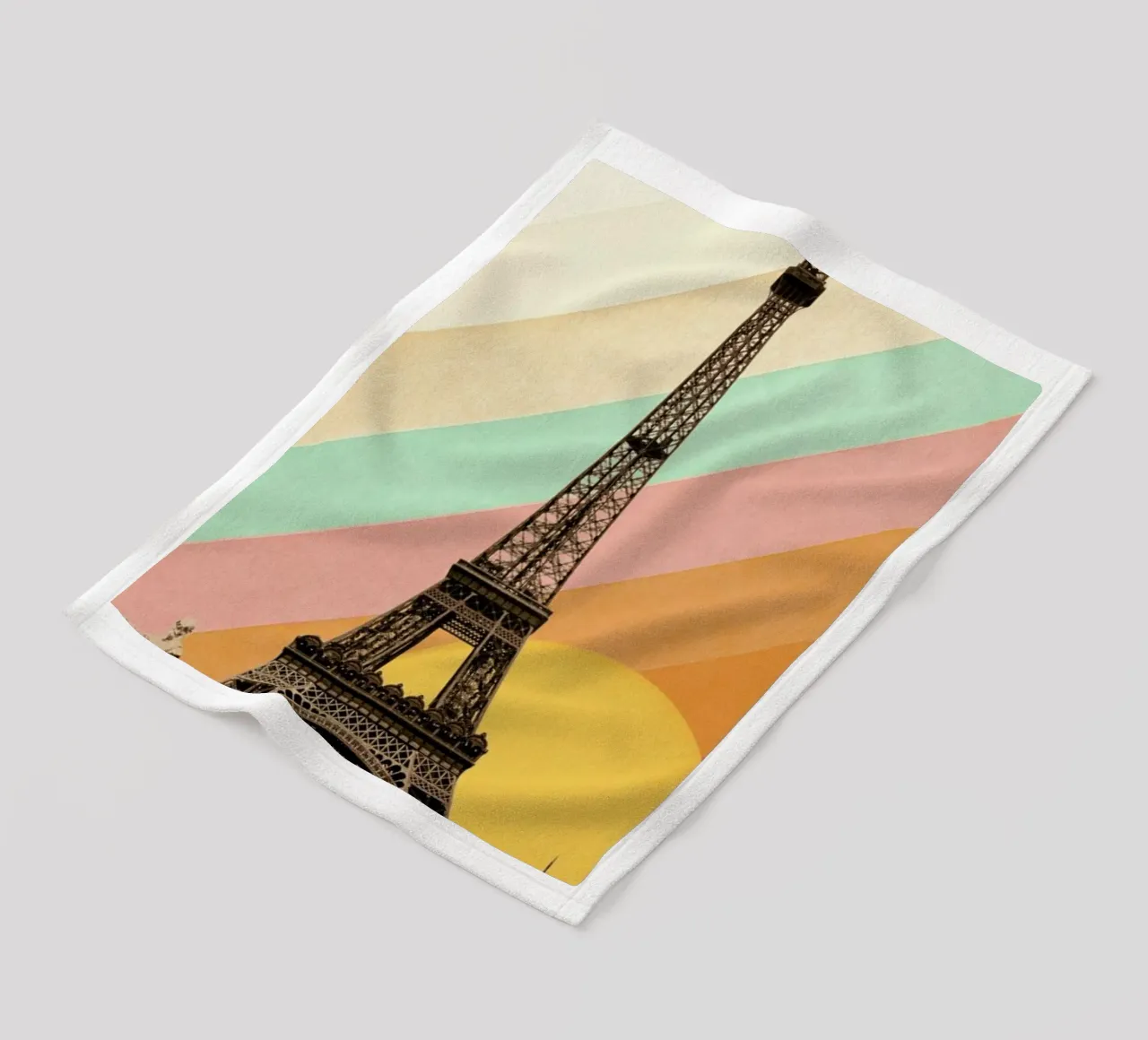 Eiffel Tower Rainbow coperta in pile da Florent Bodart