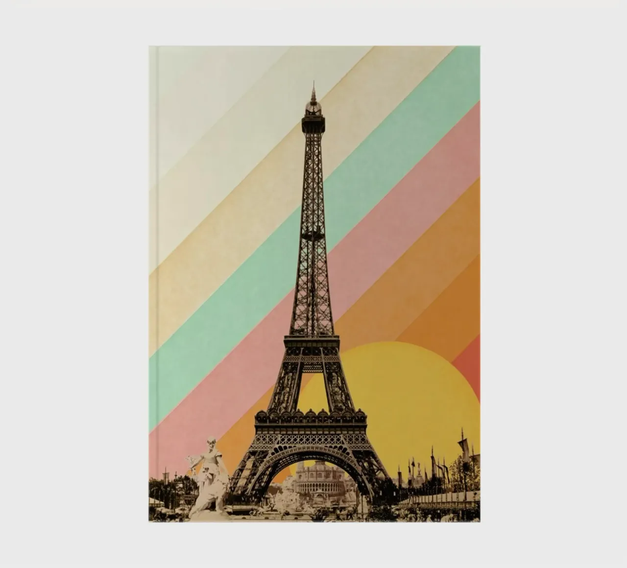 Eiffel Tower Rainbow notebook by Florent Bodart