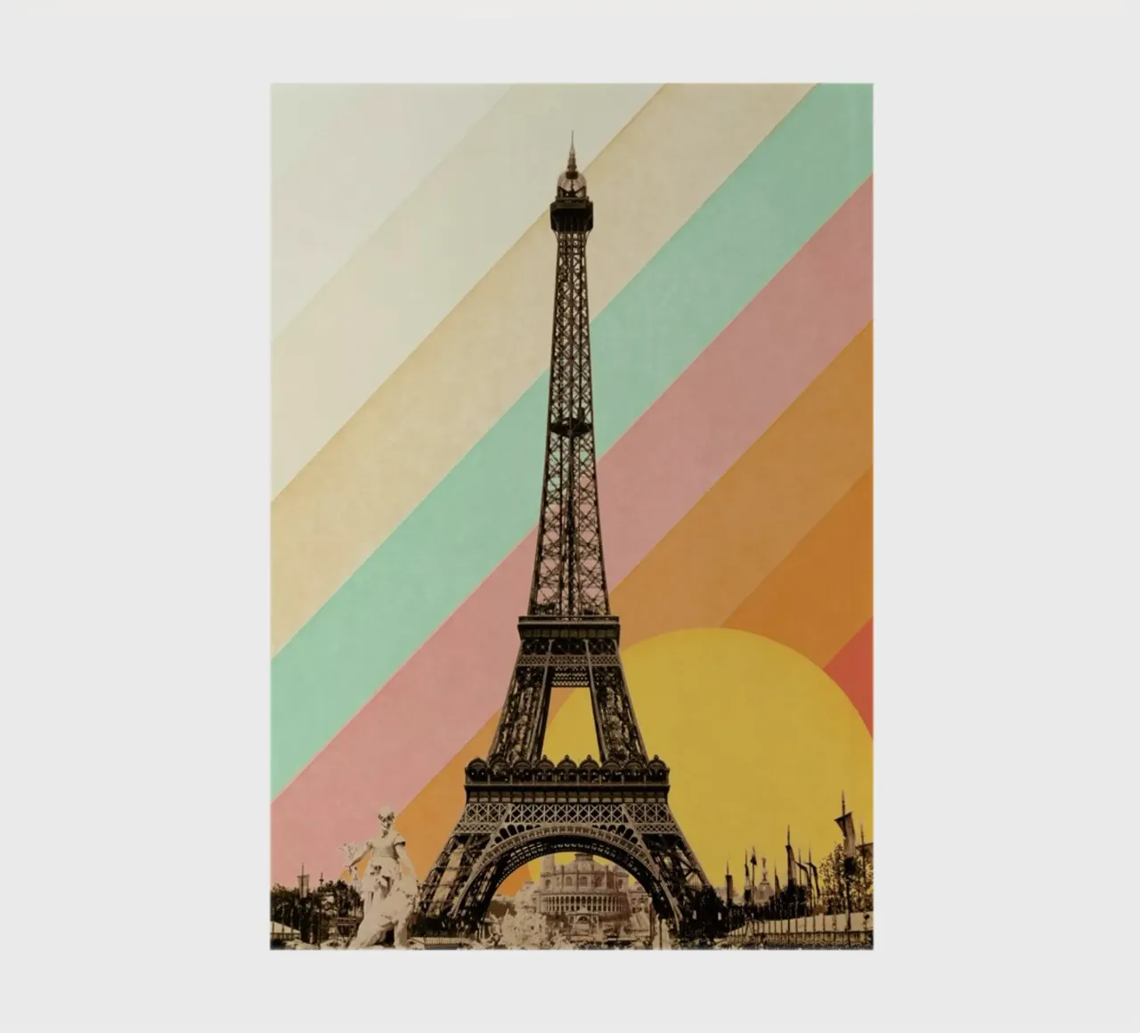 Eiffel Tower Rainbow notebook by Florent Bodart