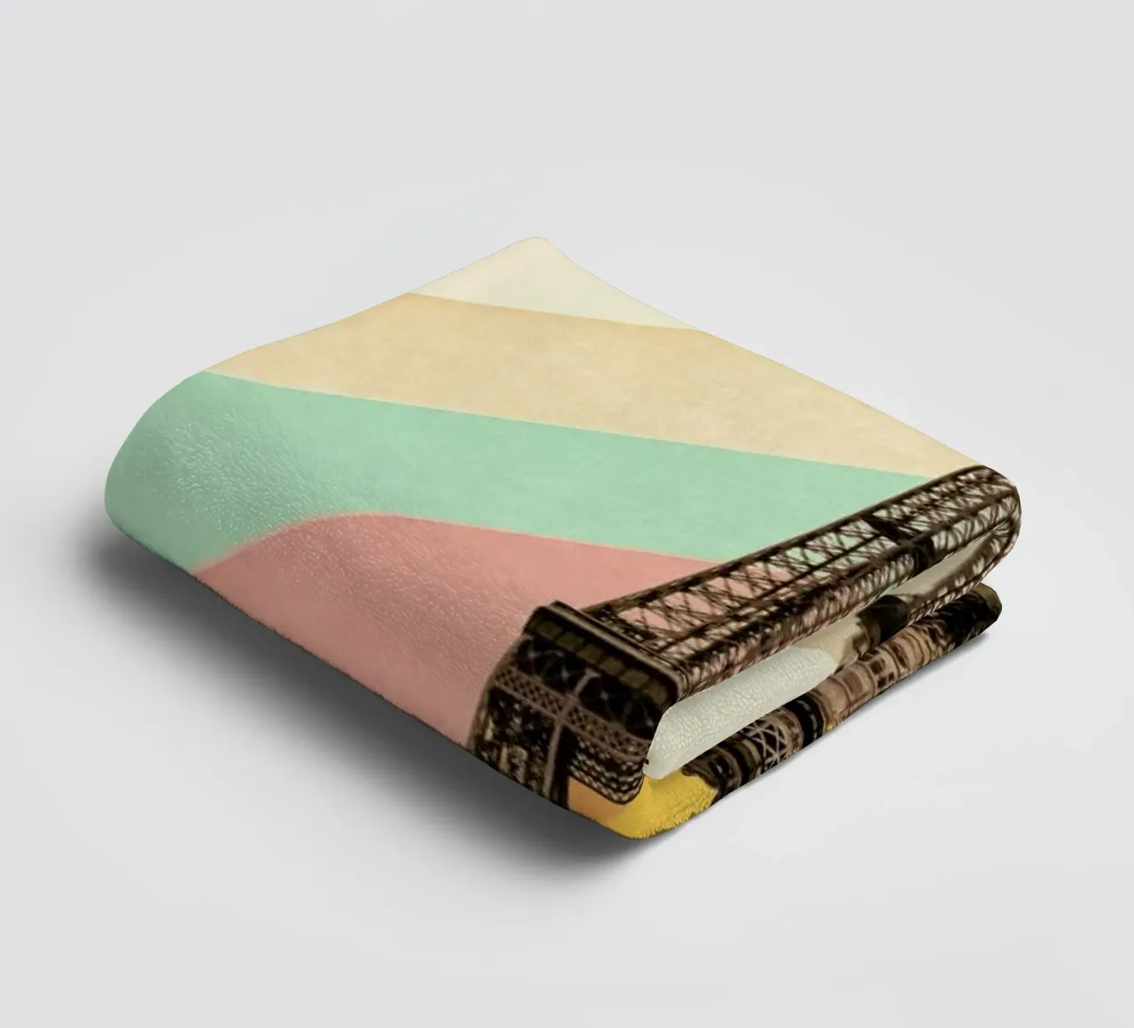 Eiffel Tower Rainbow asciugamano da bagno da Florent Bodart