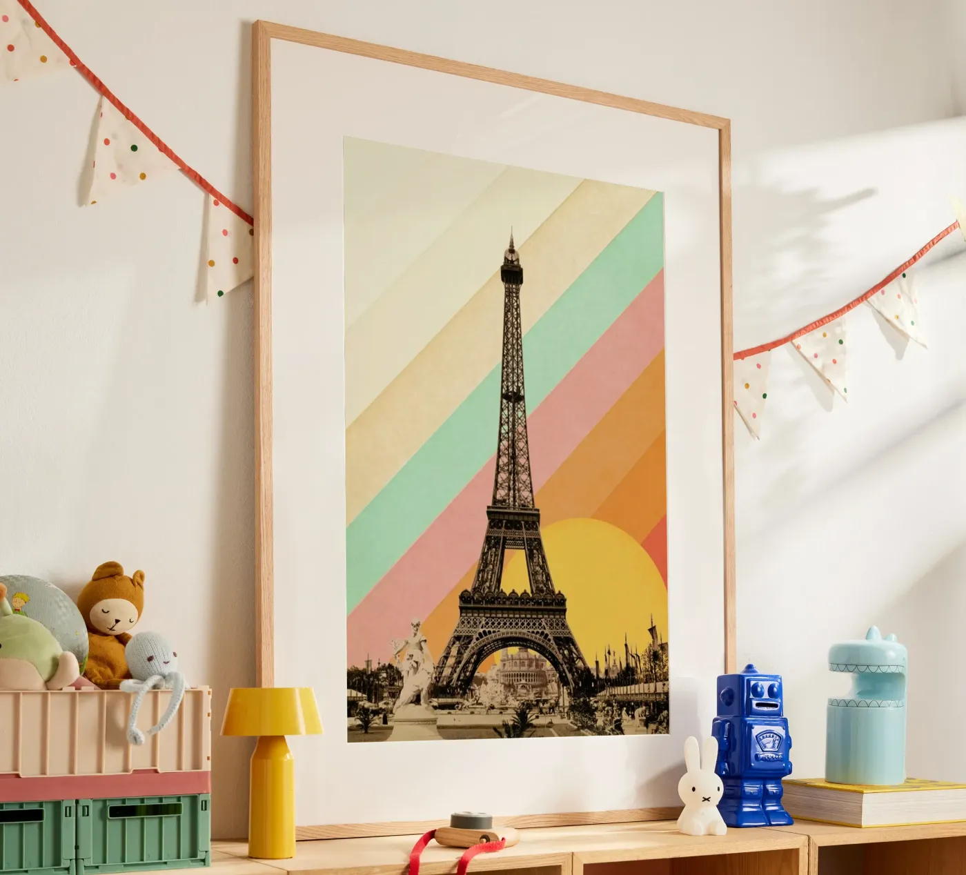 Eiffel Tower Rainbow poster da Florent Bodart