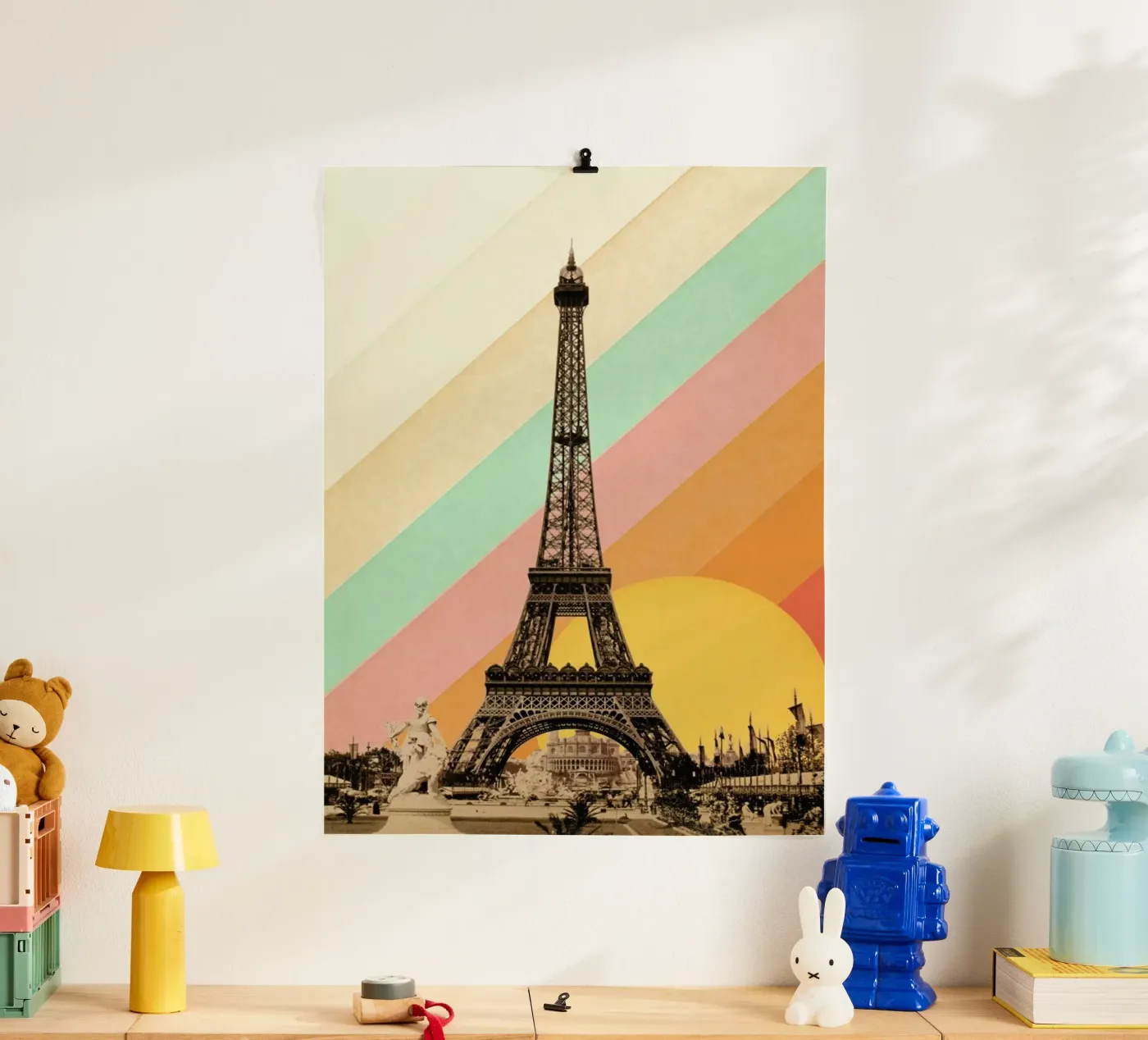 Eiffel Tower Rainbow poster da Florent Bodart