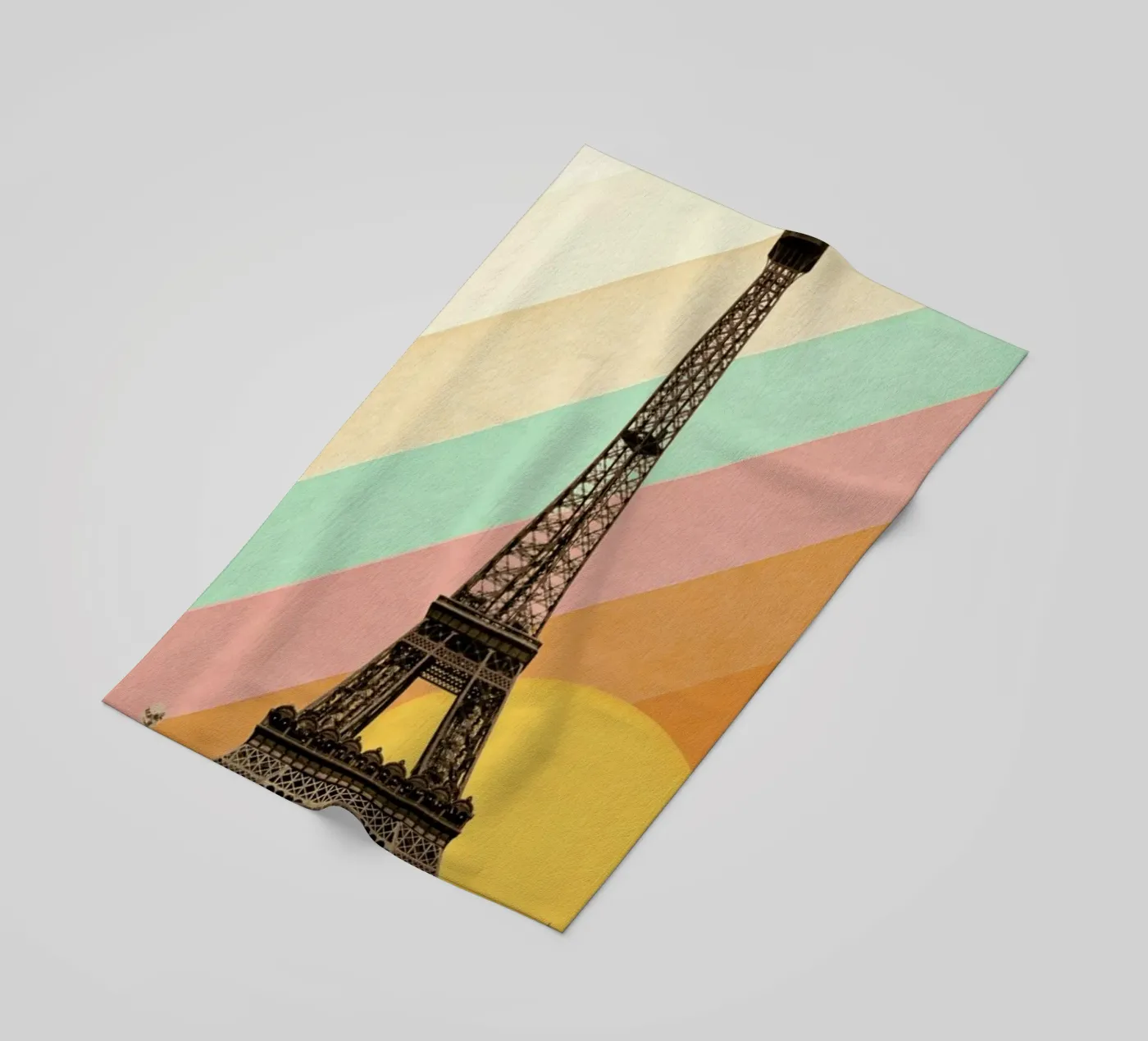 Eiffel Tower Rainbow telo mare da Florent Bodart