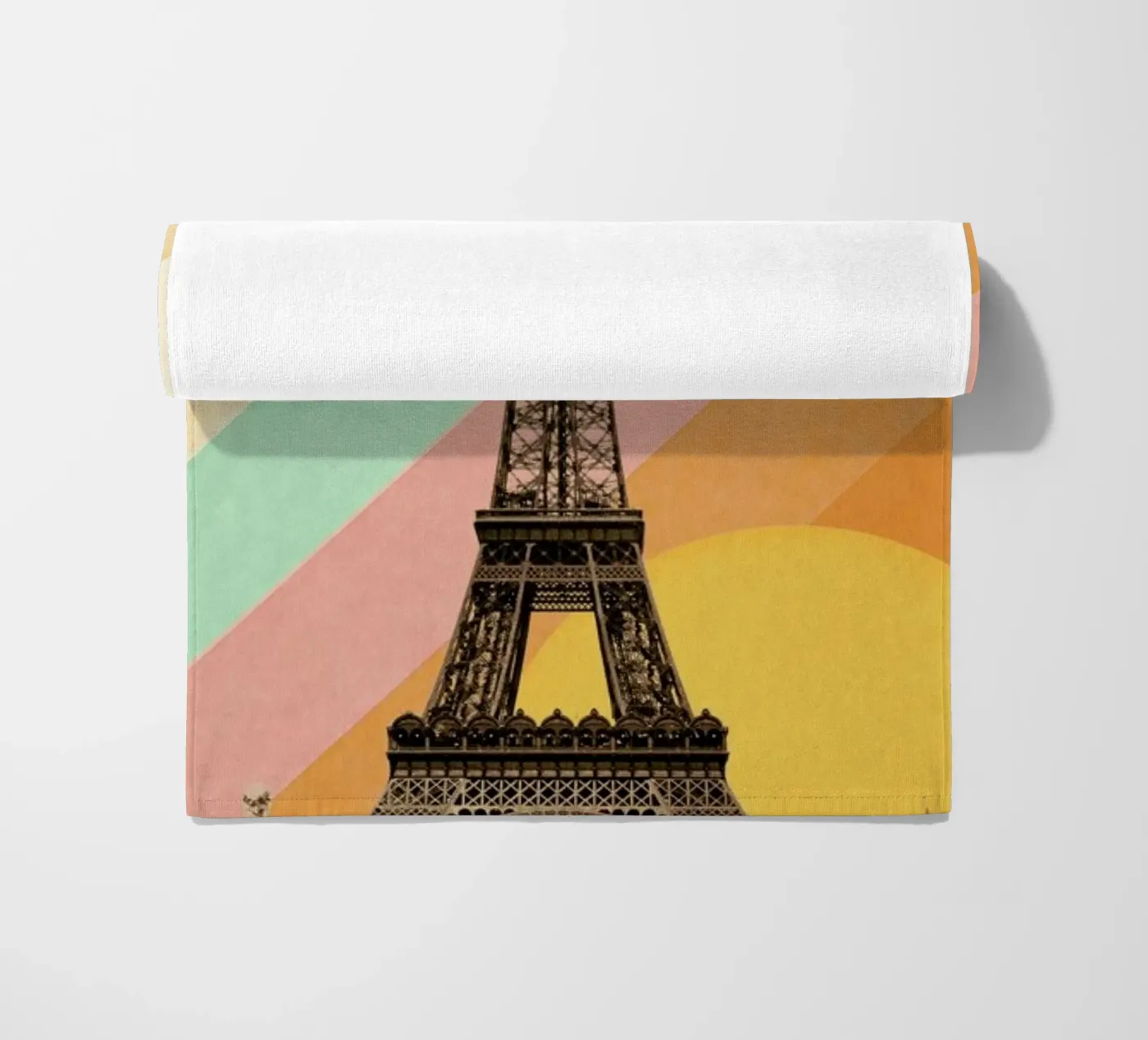 Eiffel Tower Rainbow telo mare da Florent Bodart