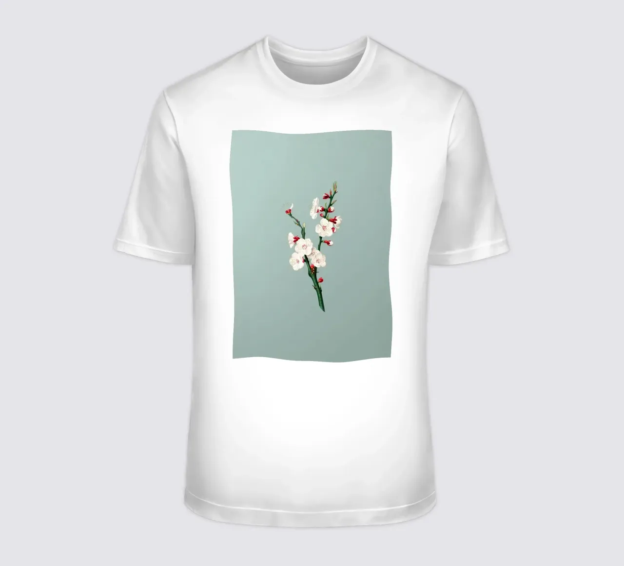 Illustrazione di fiori retrò t-shirt da diedrich