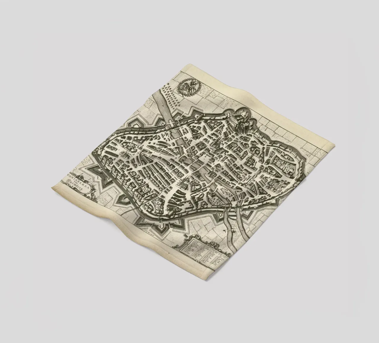 Nürnberg, Germany, 1695-1728 coperta in pile da Artokoloro Quint Lox Ltd