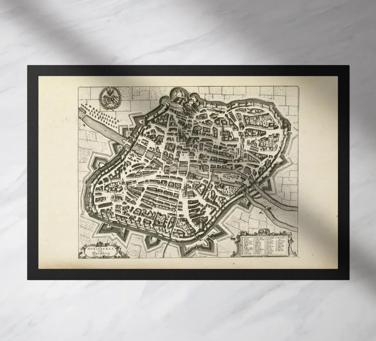 Nürnberg, Germany, 1695-1728 zerbino da Artokoloro Quint Lox Ltd