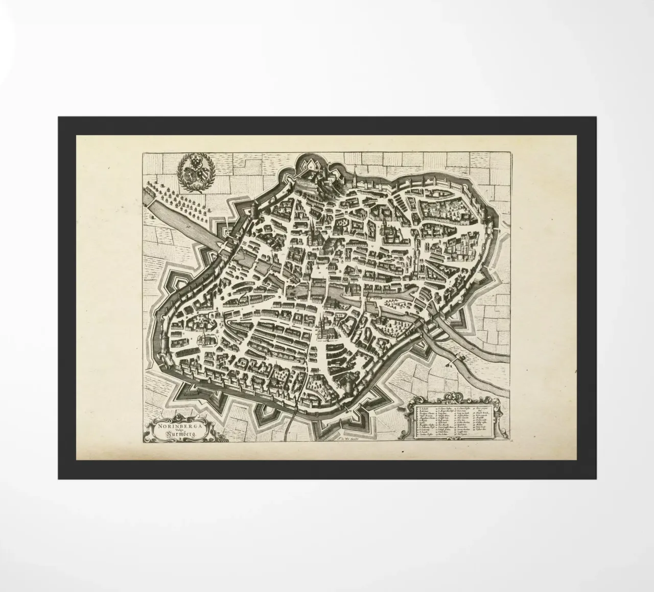 Nürnberg, Germany, 1695-1728 zerbino da Artokoloro Quint Lox Ltd