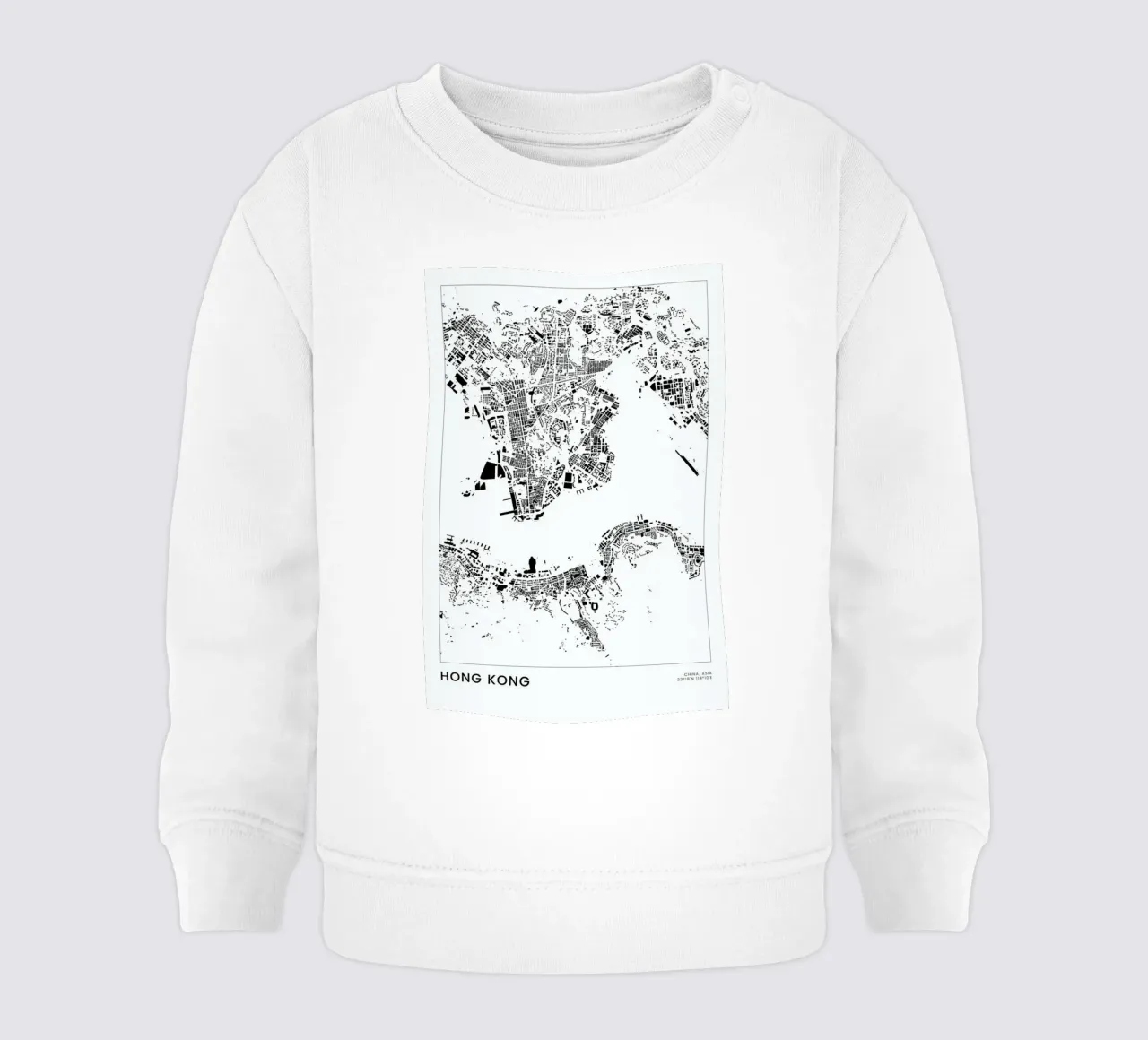 Hong Kong felpa neonato da The Cartography Collection