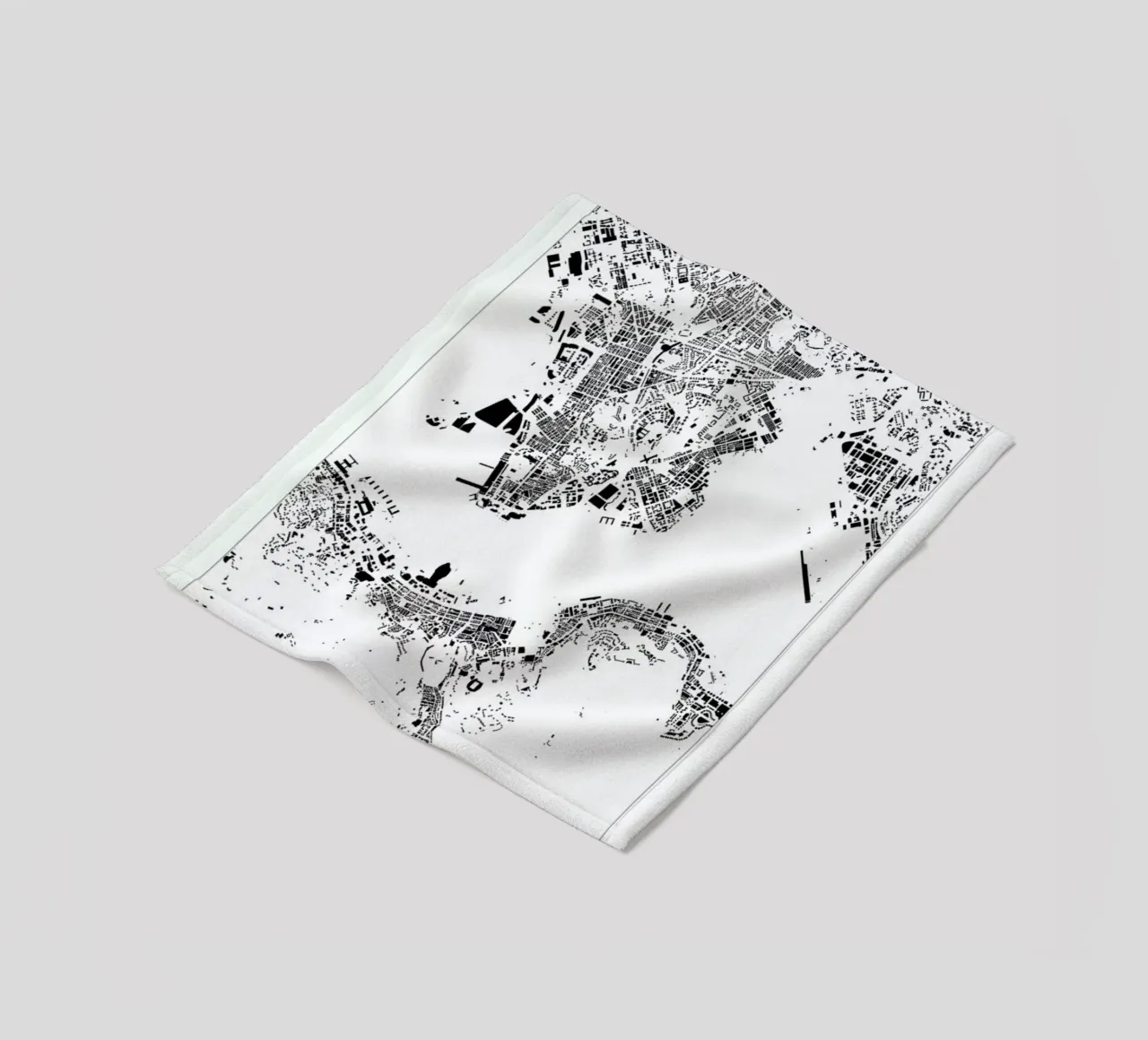 Hong Kong coperta in pile da The Cartography Collection