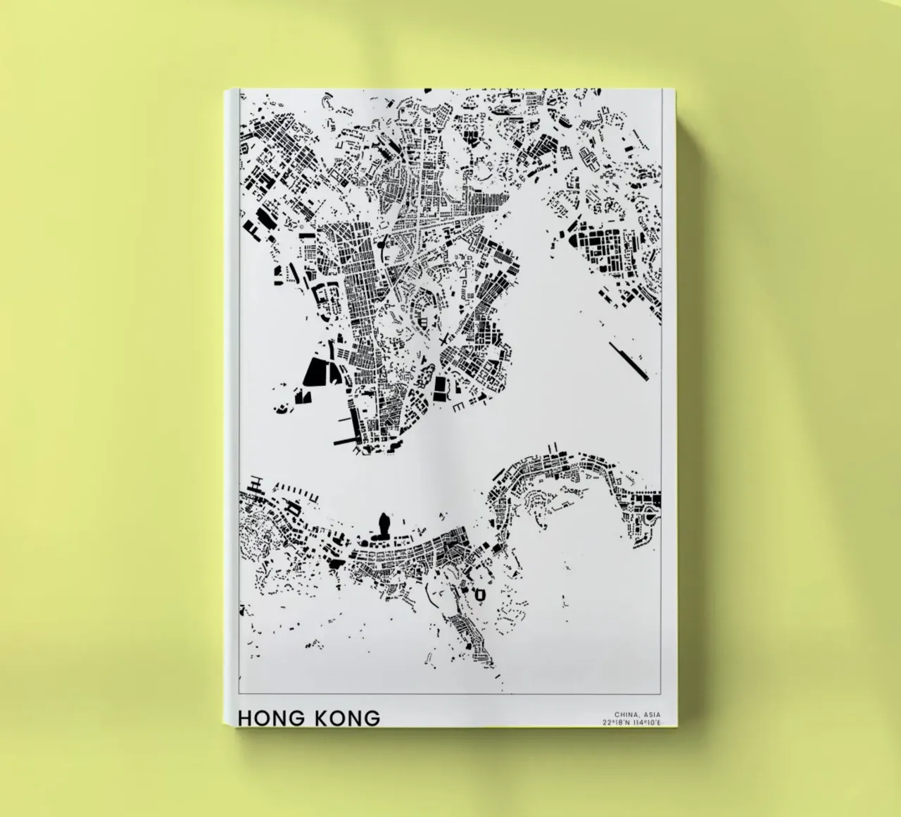 Hong Kong notebook by The Cartography Collection