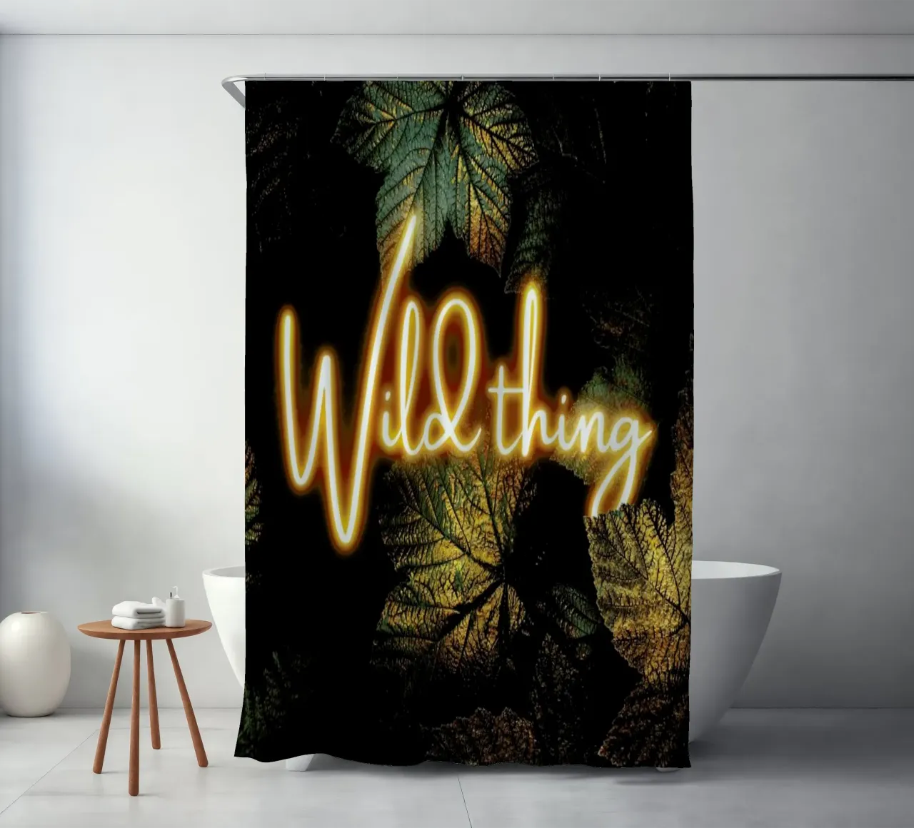 Wild Thing shower curtain by Elisabeth Fredriksson