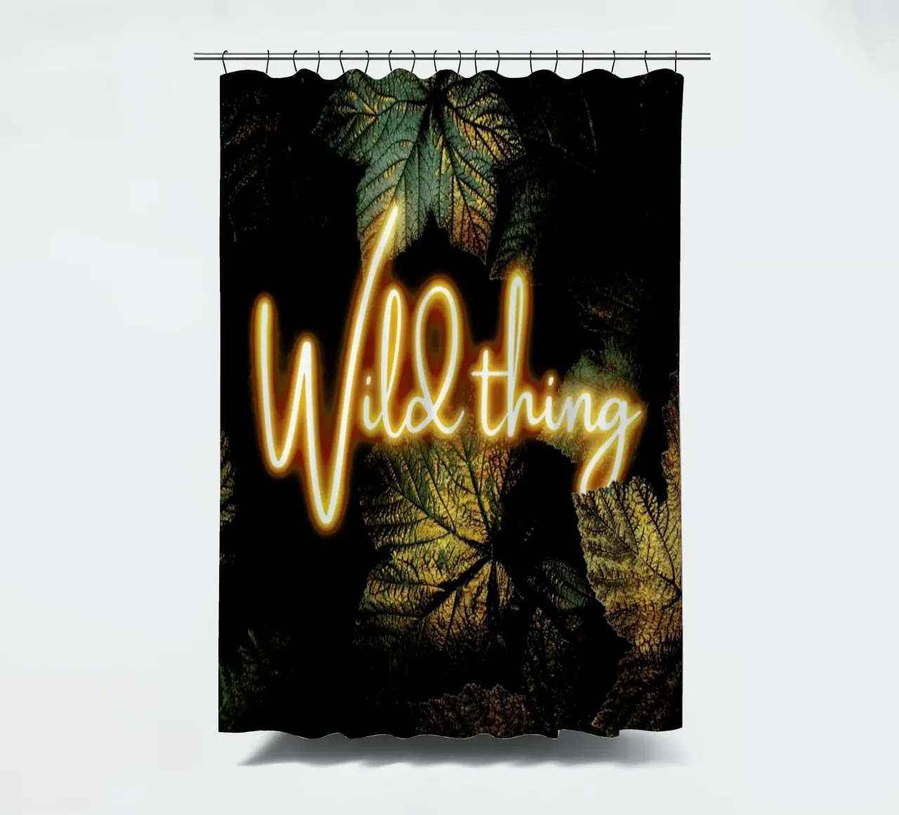 Wild Thing shower curtain by Elisabeth Fredriksson