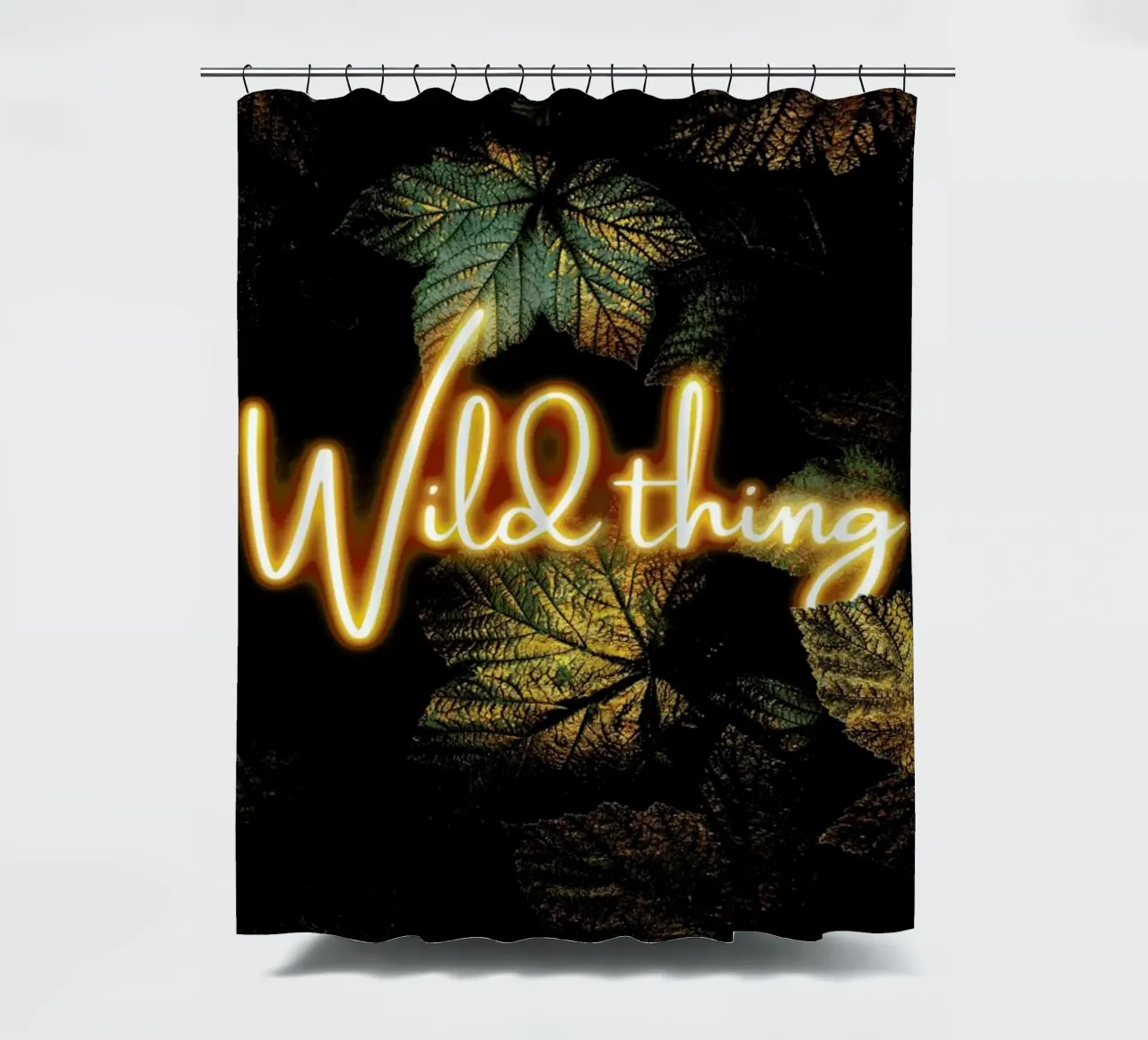 Wild Thing shower curtain by Elisabeth Fredriksson