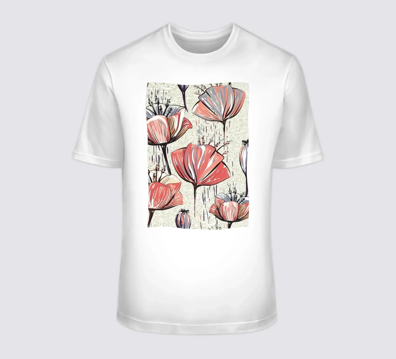 Retro Flower Pattern 05 t-shirt by diedrich
