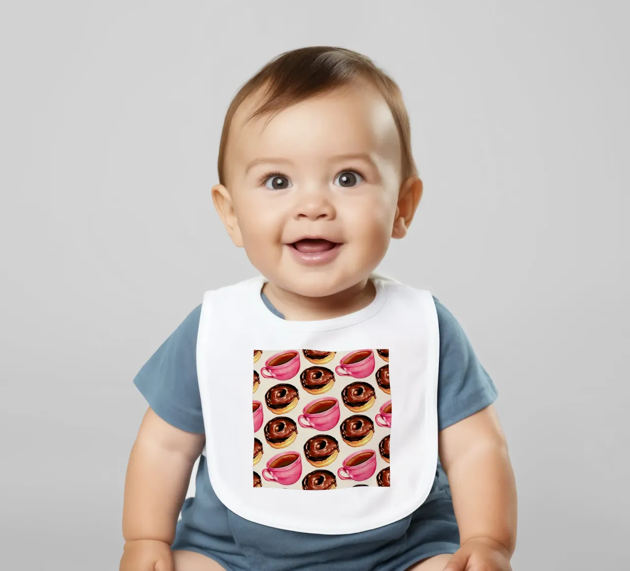 Coffee Patterns Coffee Chocolate bavaglino da Kelly Gilleran