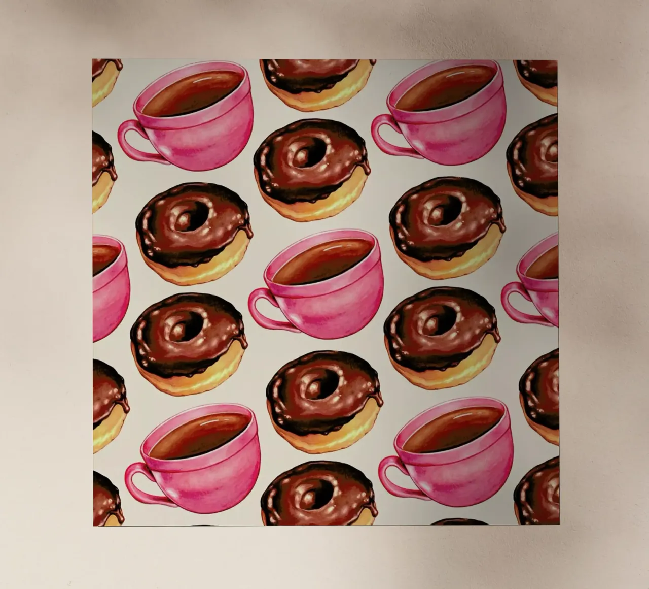 Coffee Patterns Coffee Chocolate backlit film by Kelly Gilleran