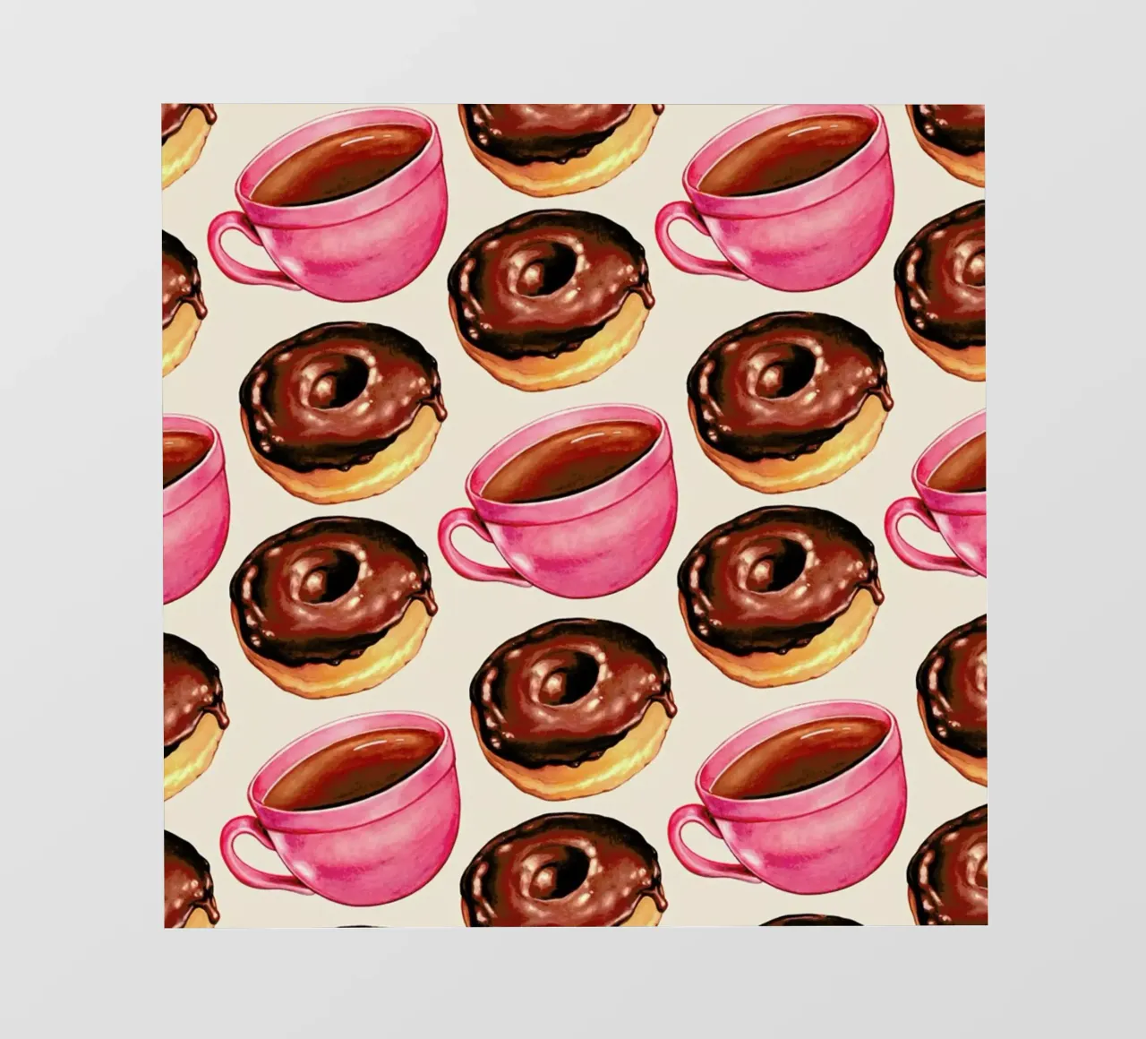 Coffee Patterns Coffee Chocolate backlit film by Kelly Gilleran