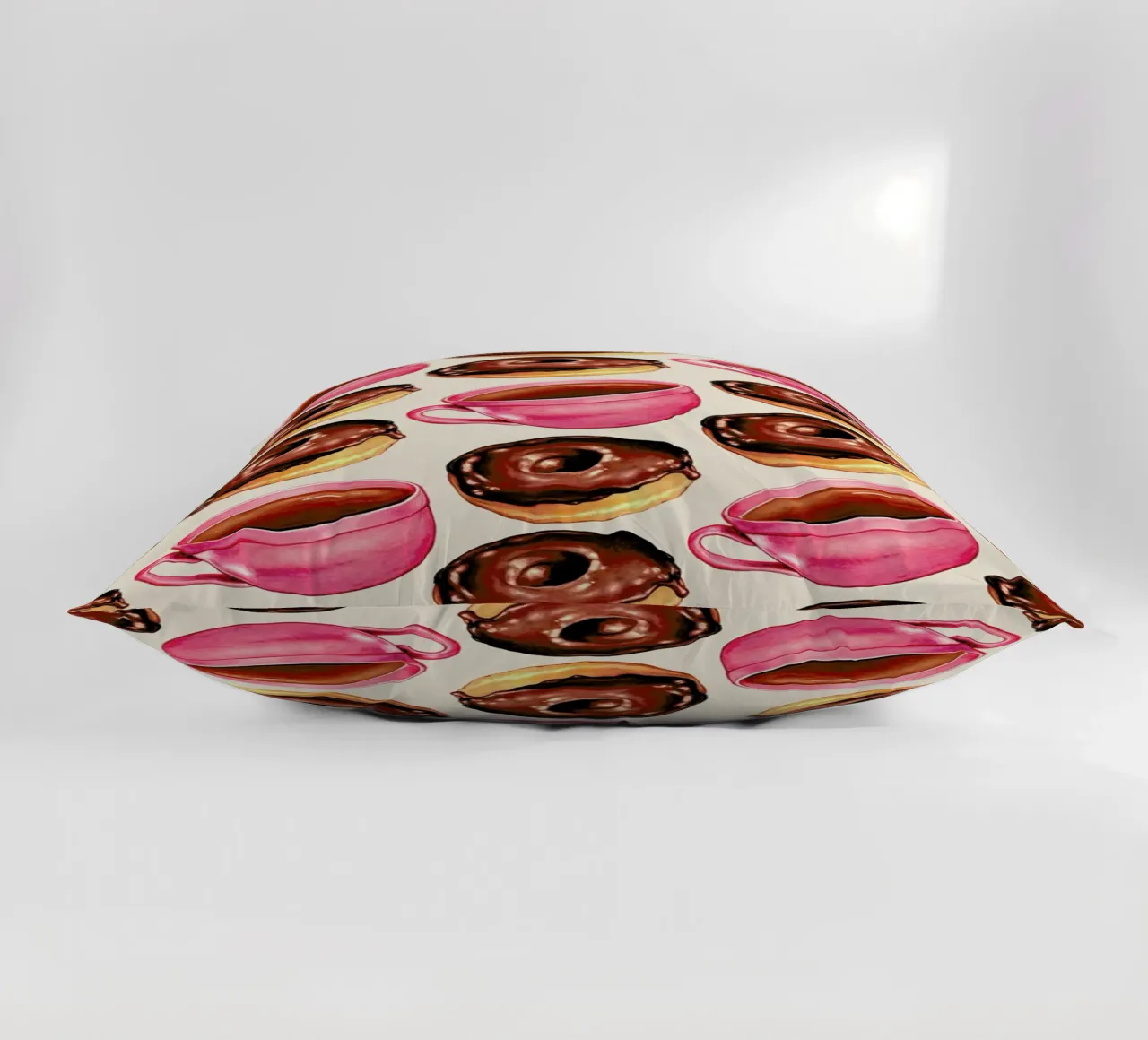 Coffee Patterns Coffee Chocolate cuscino da Kelly Gilleran