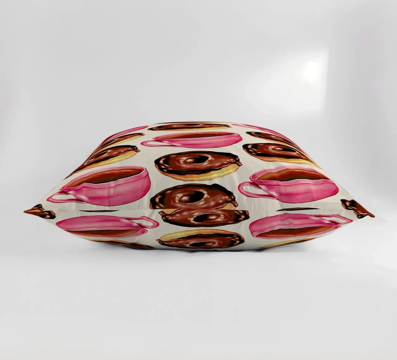 Coffee Patterns Coffee Chocolate cuscino da Kelly Gilleran